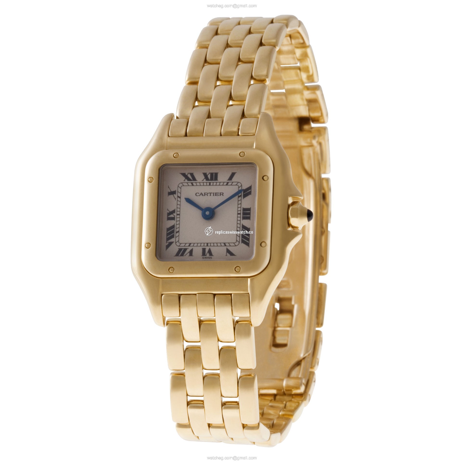 Cartier W25022B9 Panthere Quartz Female 18k yellow gold Replica
