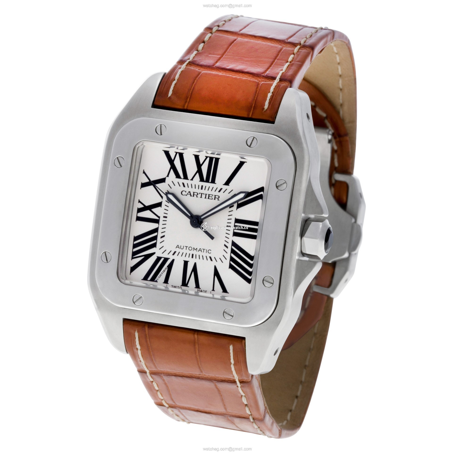 Cartier W20073X8 Santos 100 Automatic Male Stainless Steel Replica