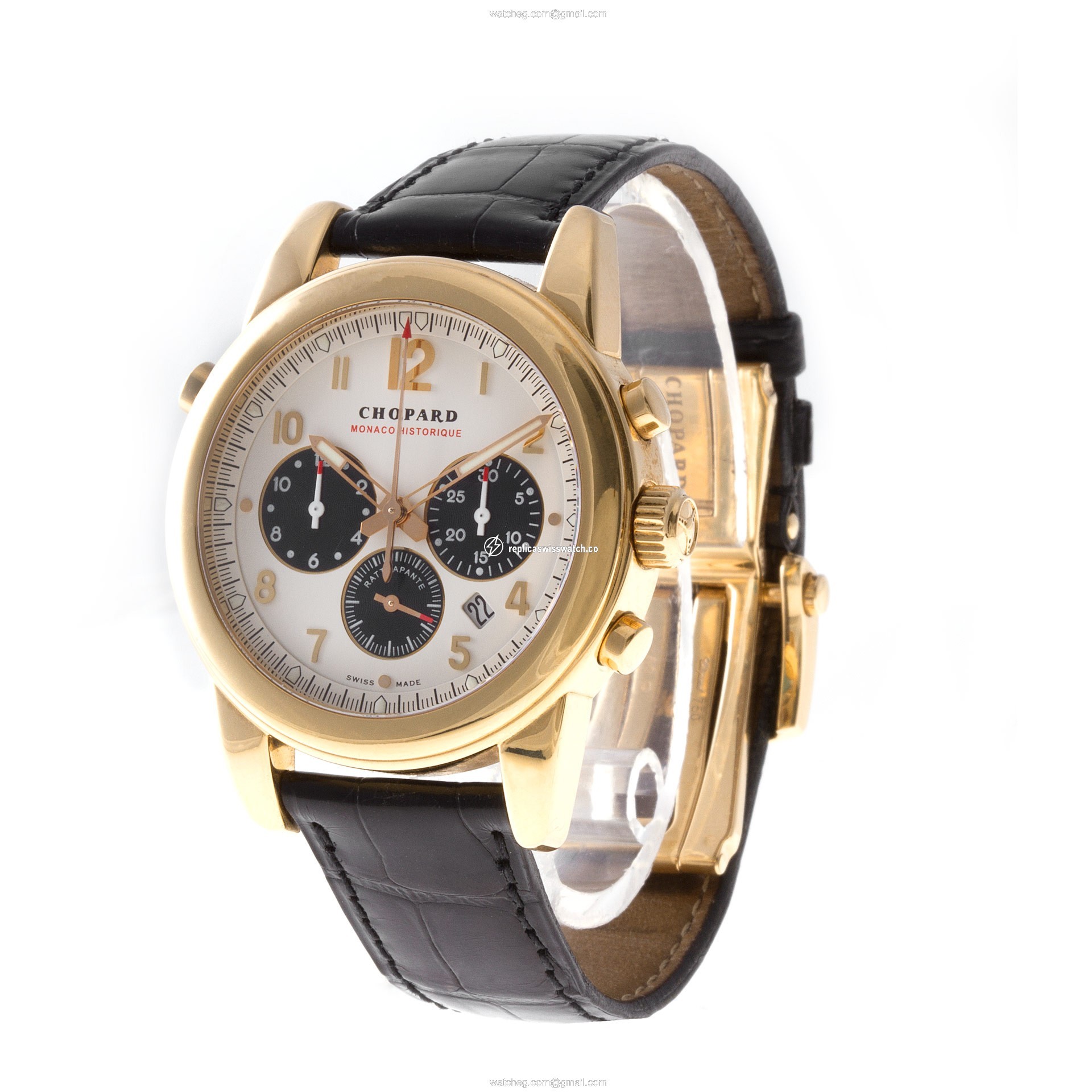 Chopard 1890 Monaco Automatic Male 18k yellow gold Replica