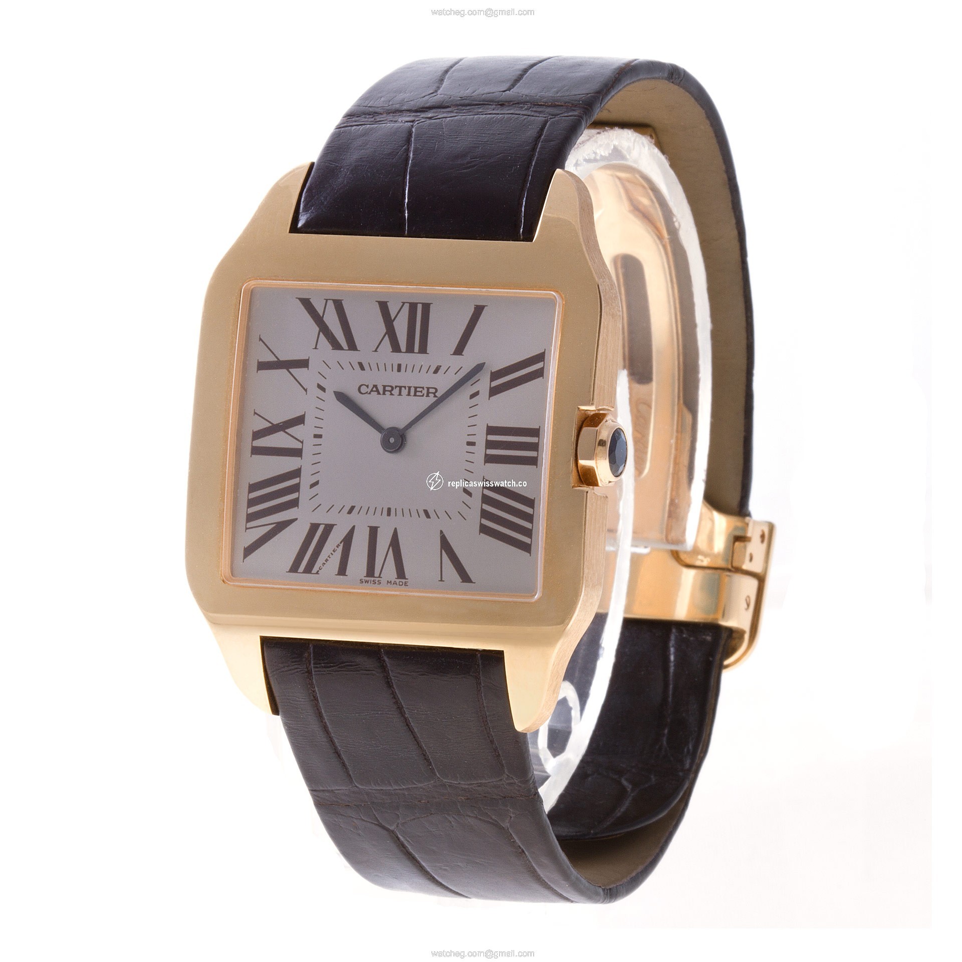 Cartier W2006951 Dumont Manual Unisex 18k rose gold Replica
