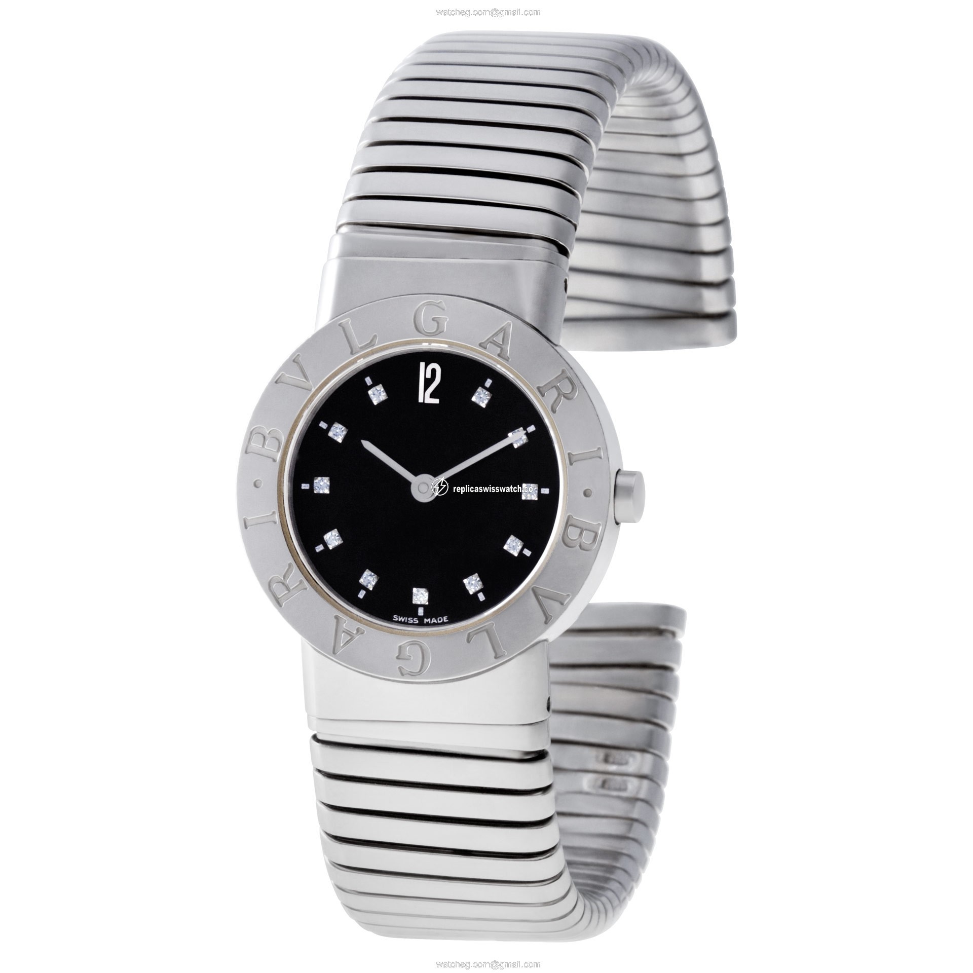 Bvlgari BB262TS Tubogas Quartz Female Stainless Steel Replica