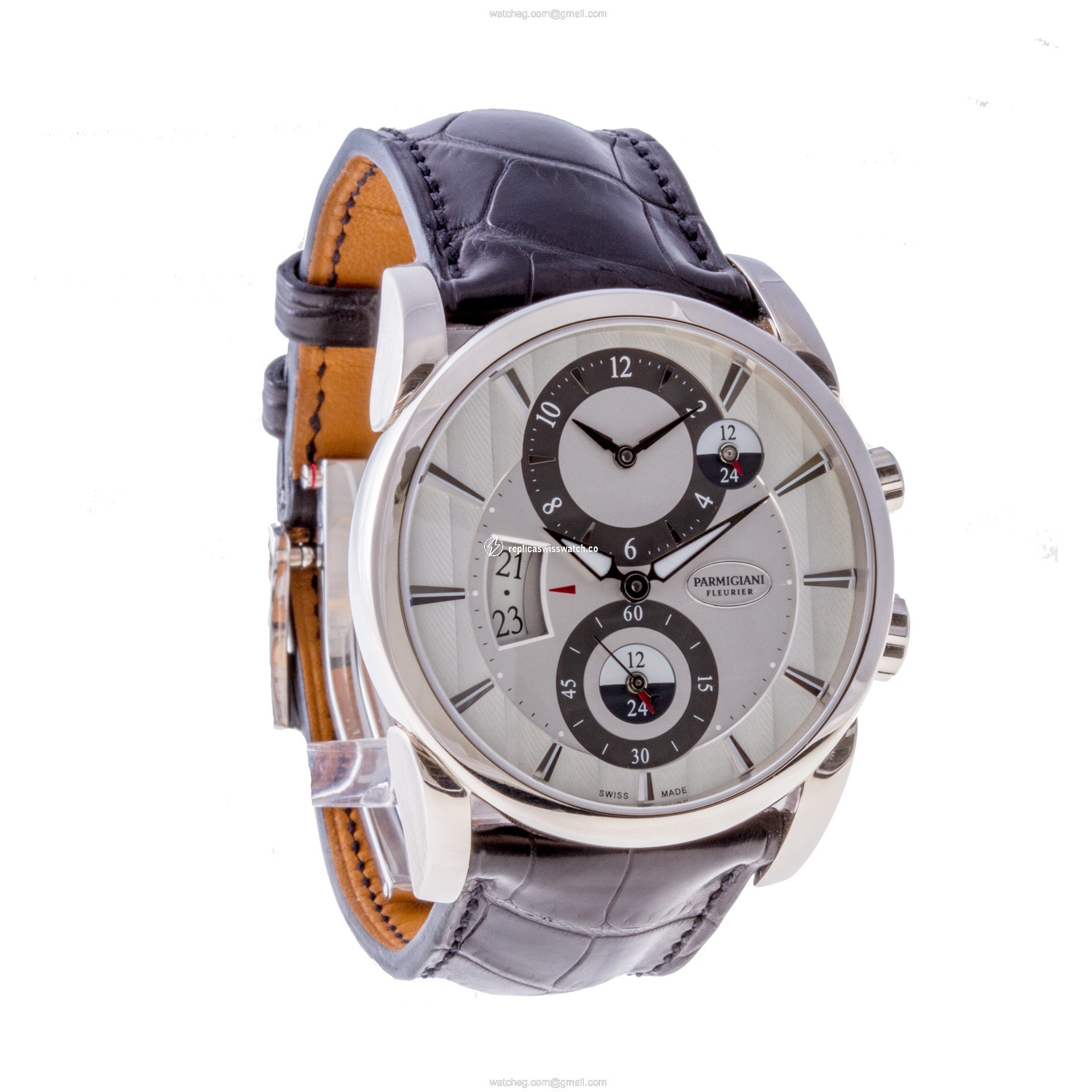 Parmigiani PFC2311002400HA1241 Fleurier Automatic Male 18k White Gold Replica
