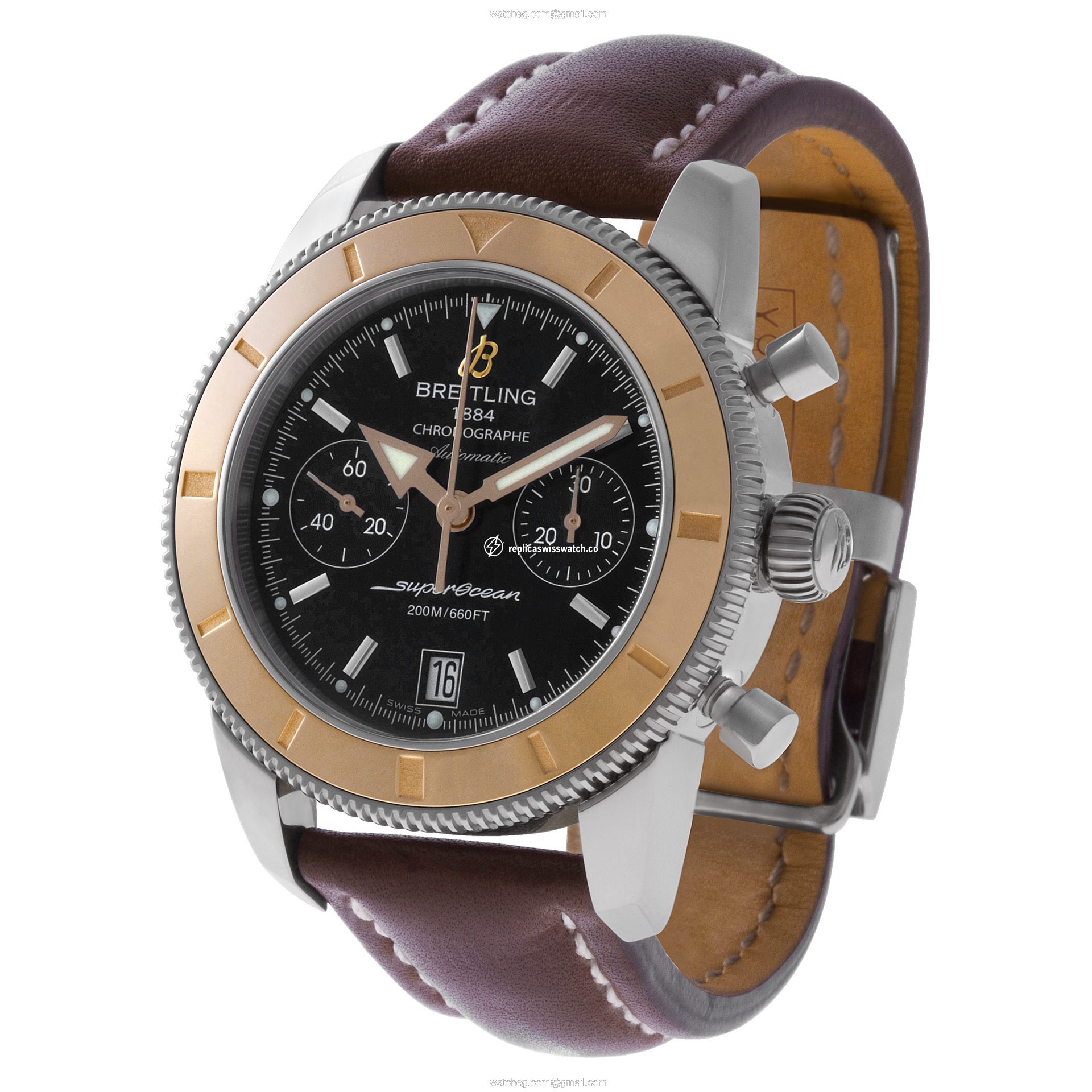 Breitling U23370 Sup.Ocean Automatic Male stainless steel & rose gold Watches Breitling U23370 Sup.Ocean Automatic Male stainless steel & rose gold Watches