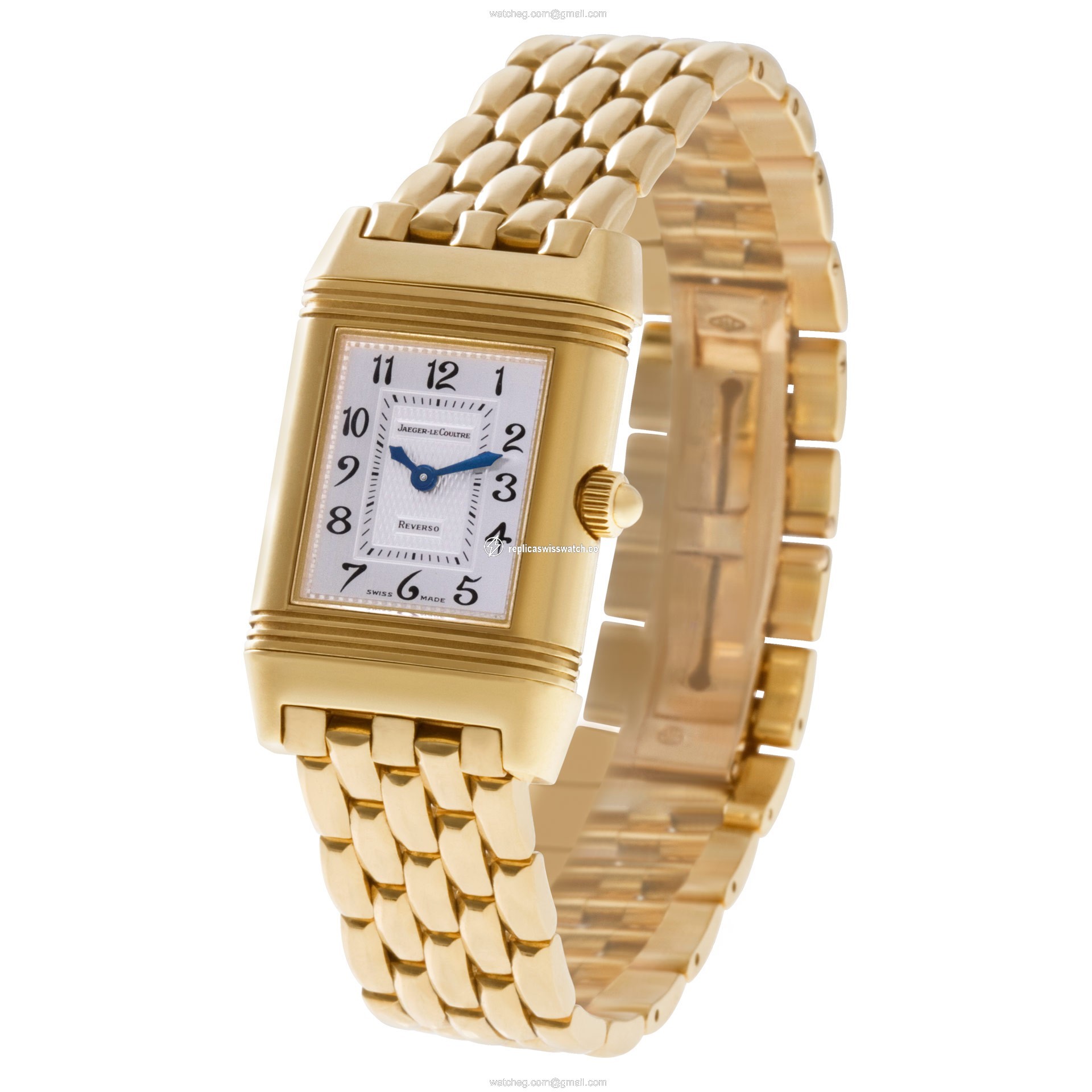 Jaeger LeCoultre 266.1.44 Reverso Duetto Duo Manual Female 18k yellow gold Replica