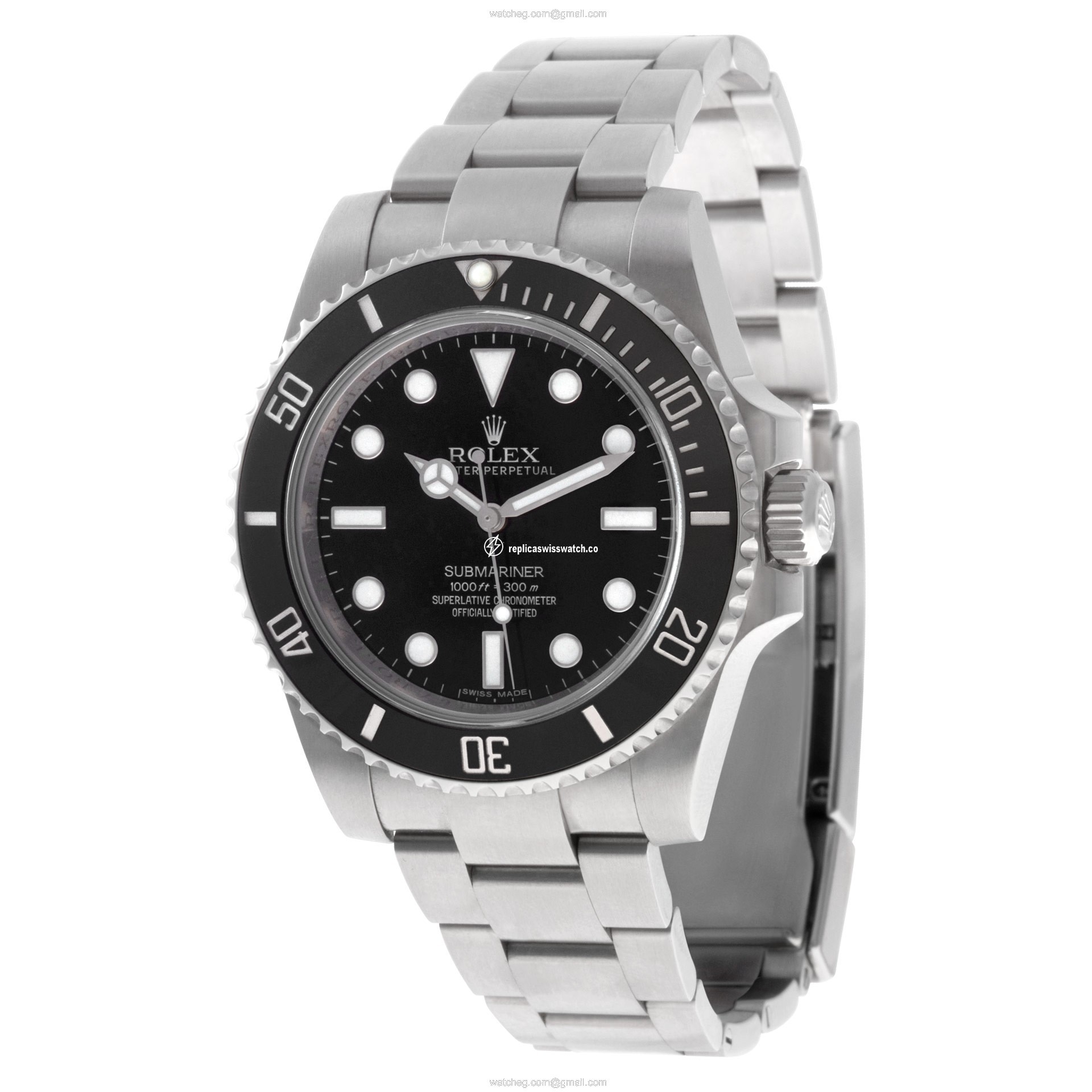 Rolex 114060 Submariner No Date Automatic Male Stainless Steel Replica