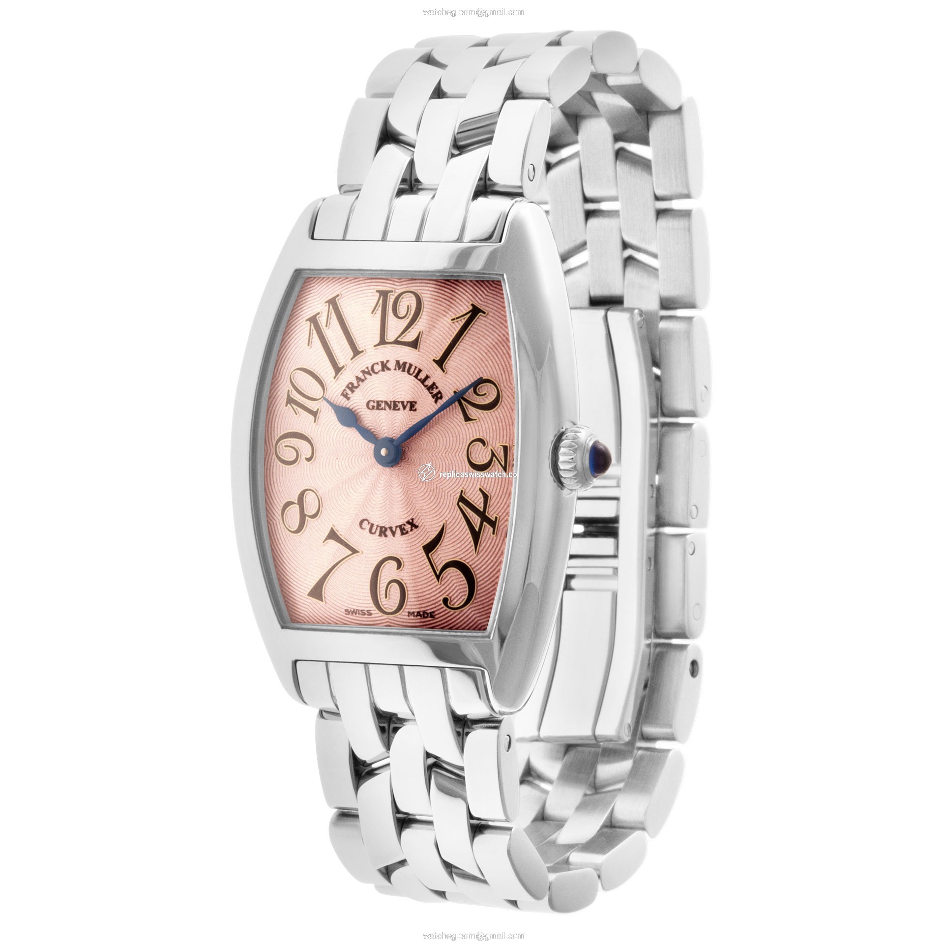 Franck Muller 1752 QZ Curvex Quartz Female Stainless Steel Replica