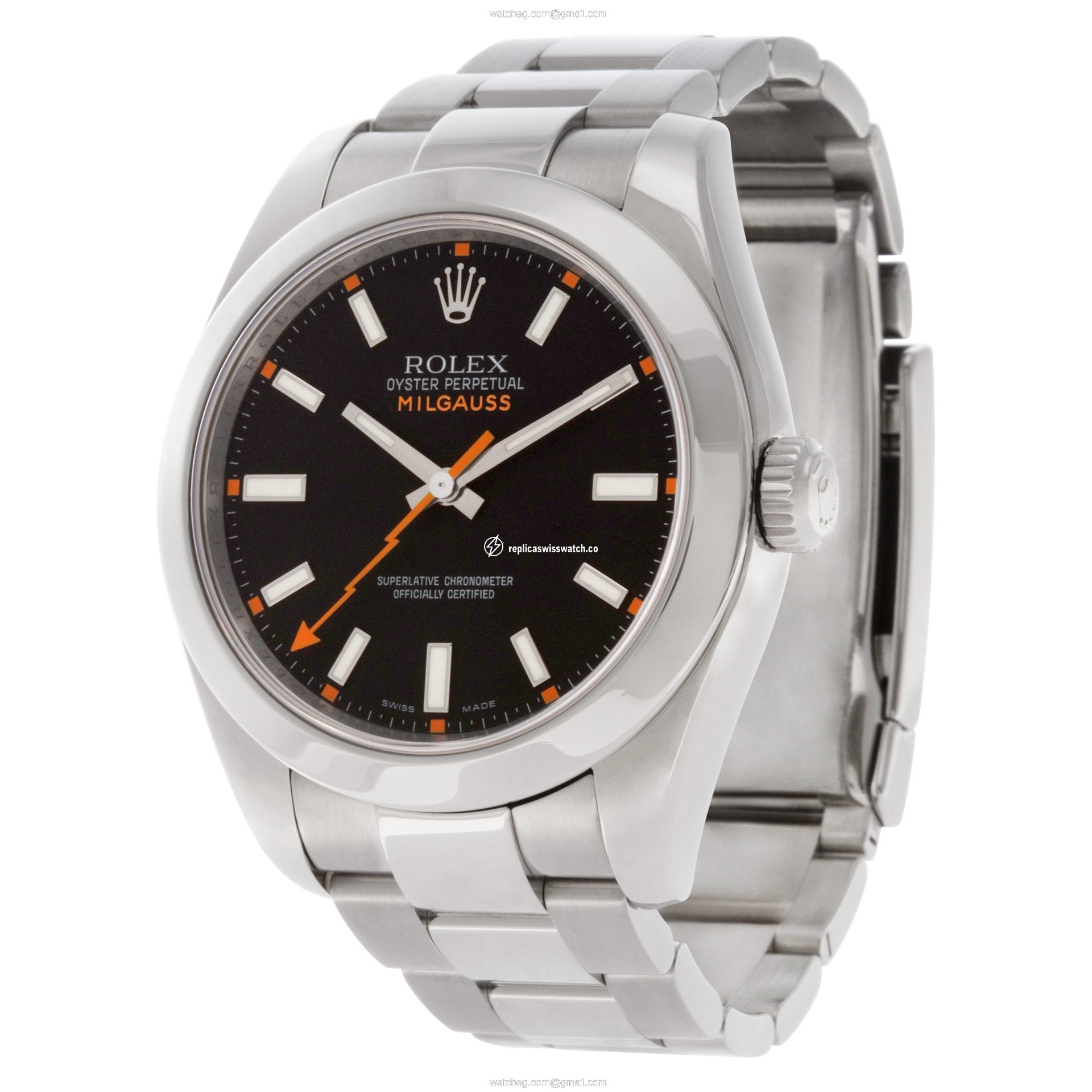 Rolex 116400 Milgauss Automatic Male Stainless Steel Replica