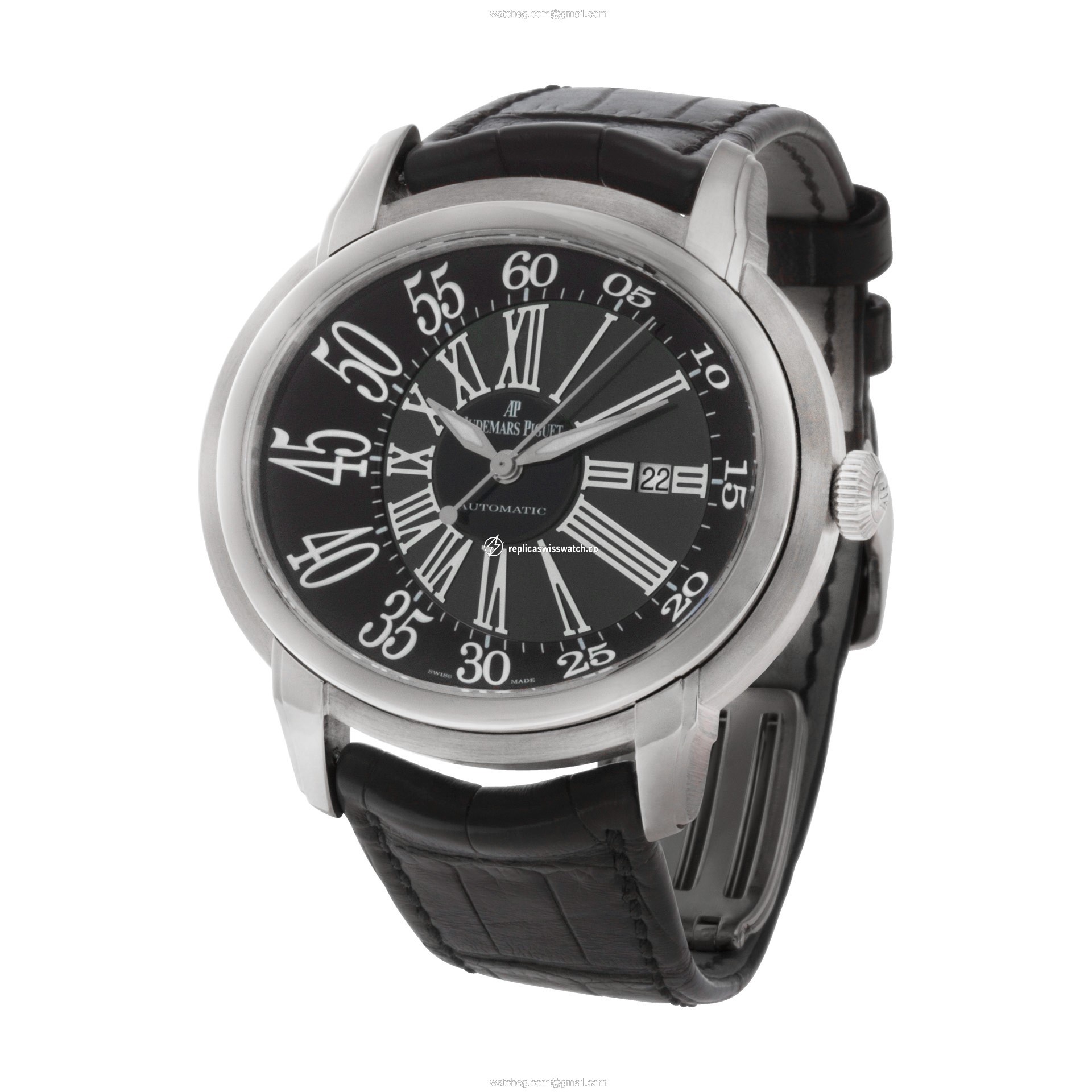 Audemars Piguet 15320BC.OO.D002CR.01 Millenary Automatic Male 18k White Gold Watches Audemars Piguet 15320BC.OO.D002CR.01 Millenary Automatic Male 18k White Gold Watches