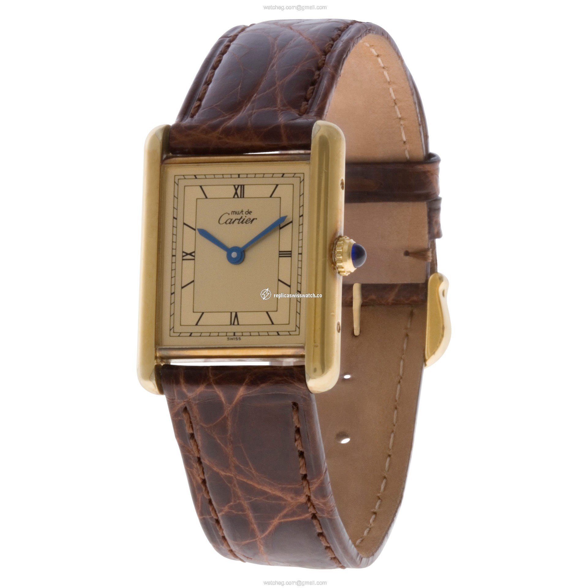 Cartier 92249 Tank Quartz Female Vermeil Replica