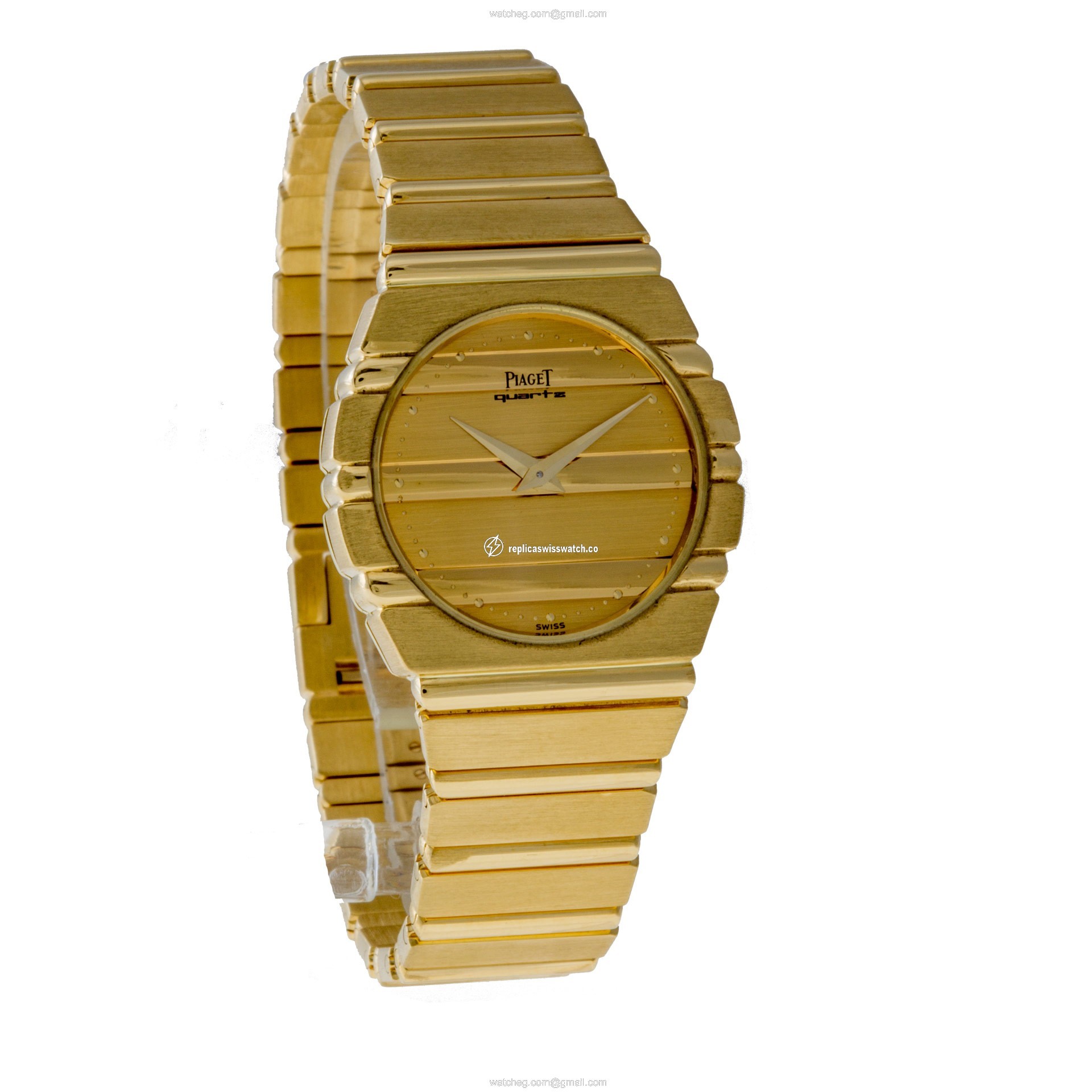 Piaget 761C701 Polo Quartz Unisex 18k Yellow Gold Replica