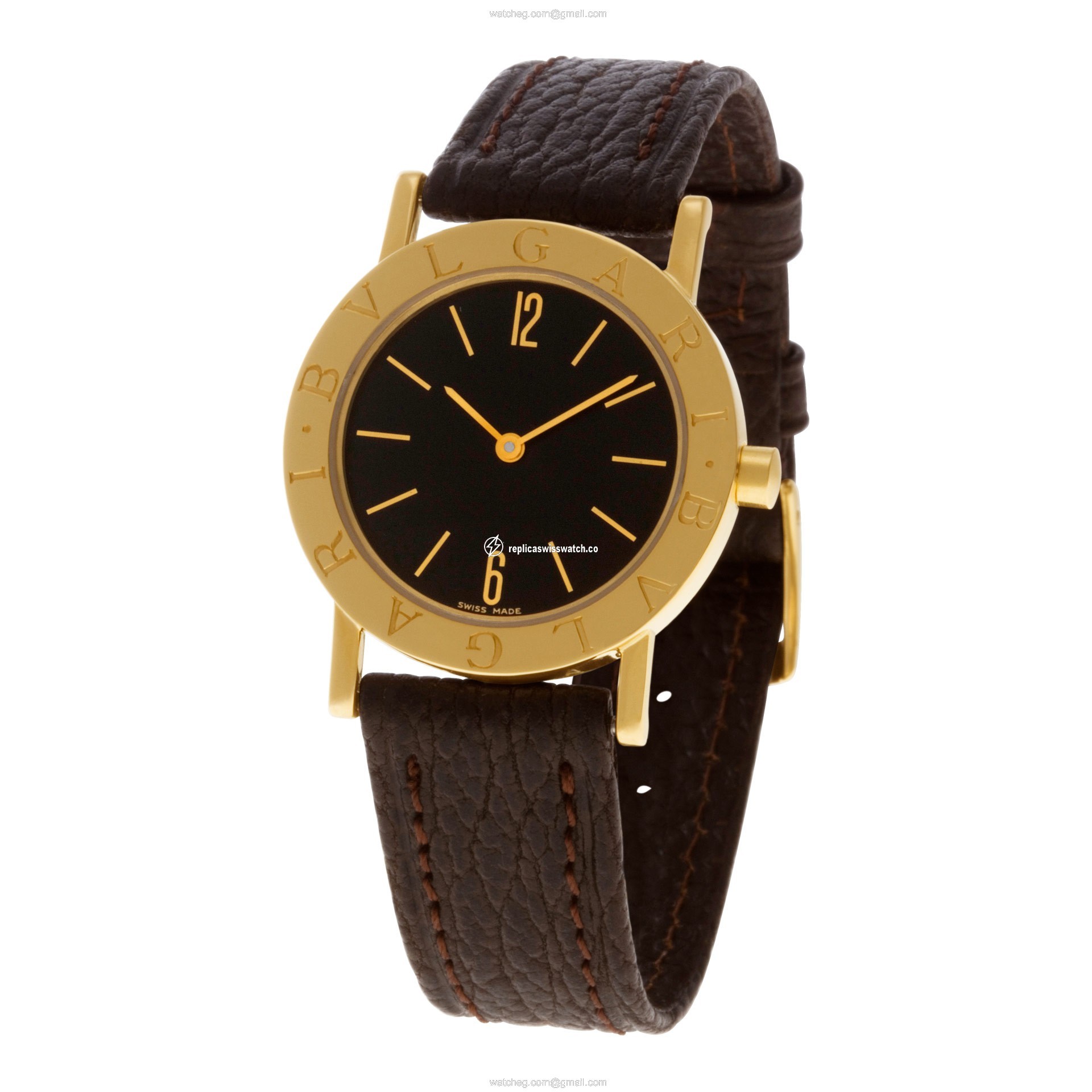 Bvlgari BB 30 GL Classic Quartz Female 18k Yellow Gold Replica