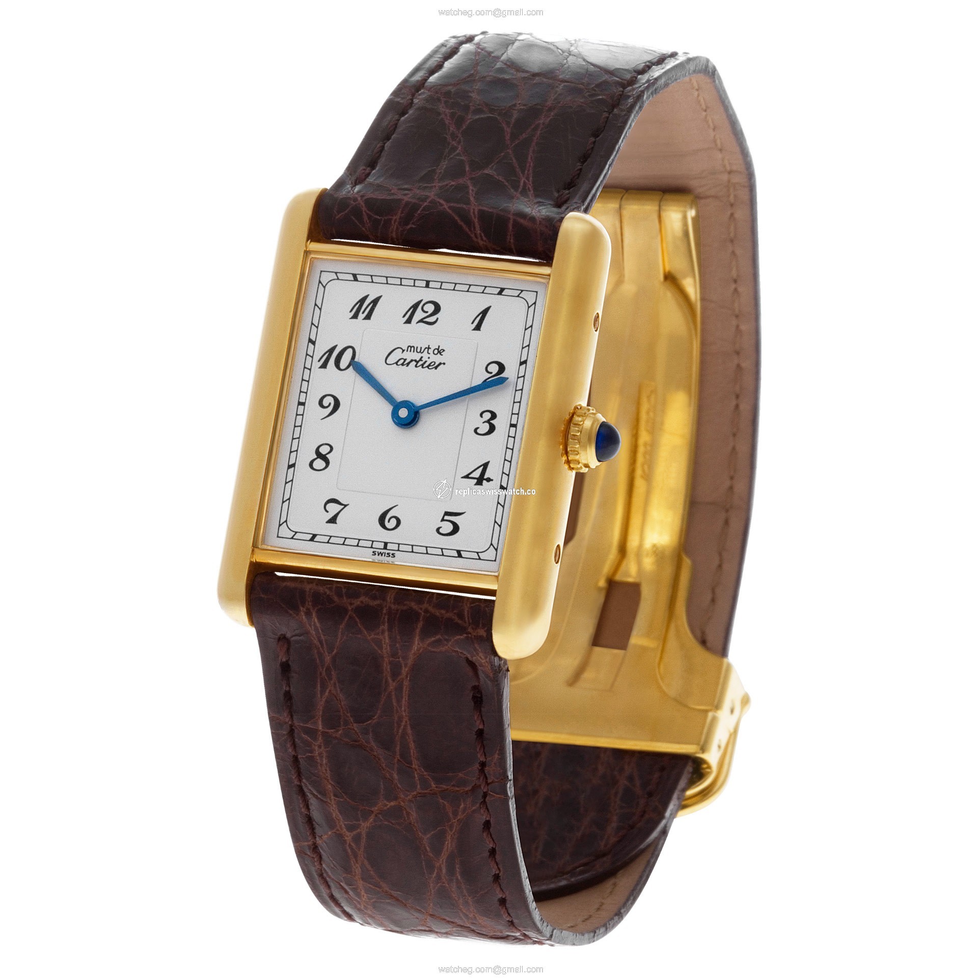 Cartier 590005 Tank Vermeil Quartz Female Vermeil Replica