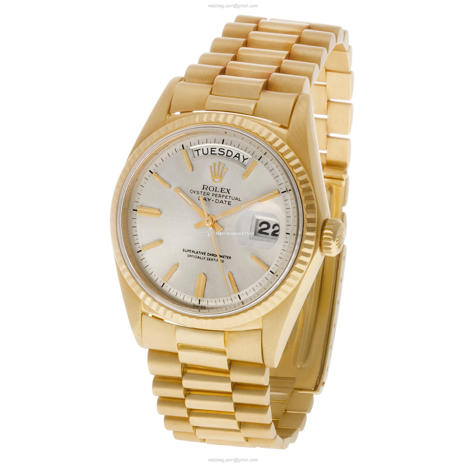 Rolex 1803 Day-Date Automatic Male 18k yellow gold Replica