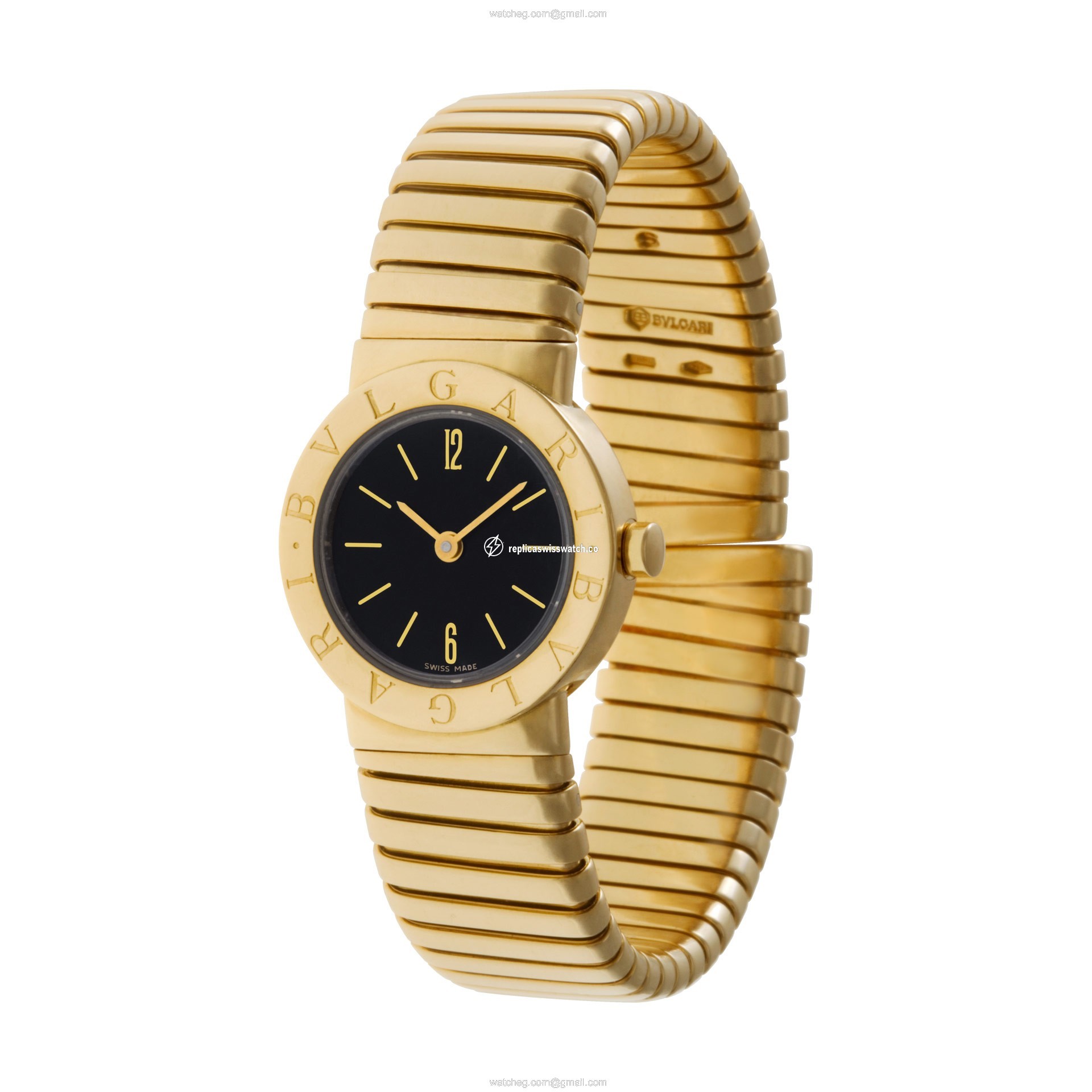 Bvlgari BB232T Tubogas Quartz Female 18k yellow gold Replica