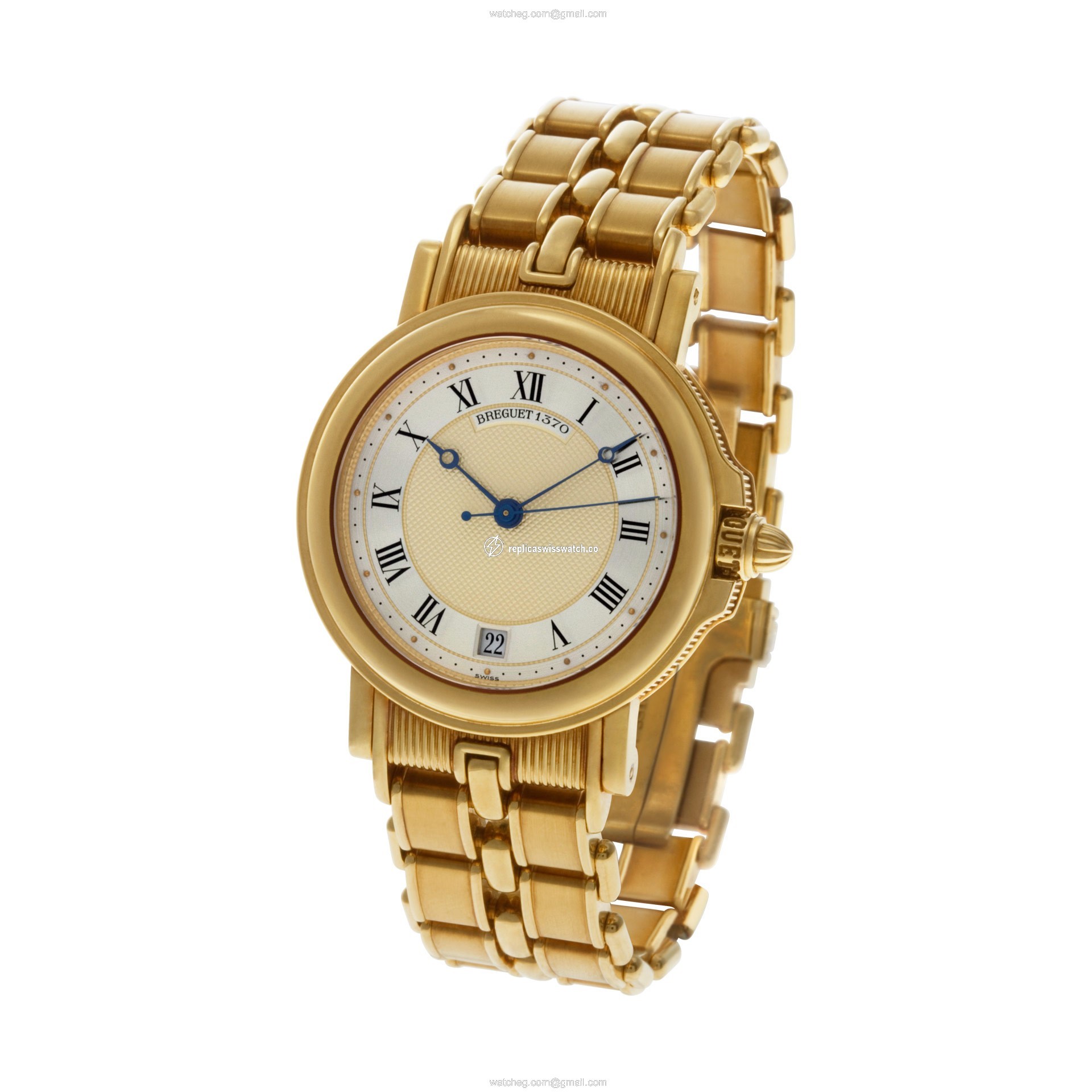 Breguet 5800ba12a90 Horloger de la Marine Automatic Male 18k yellow gold Replica