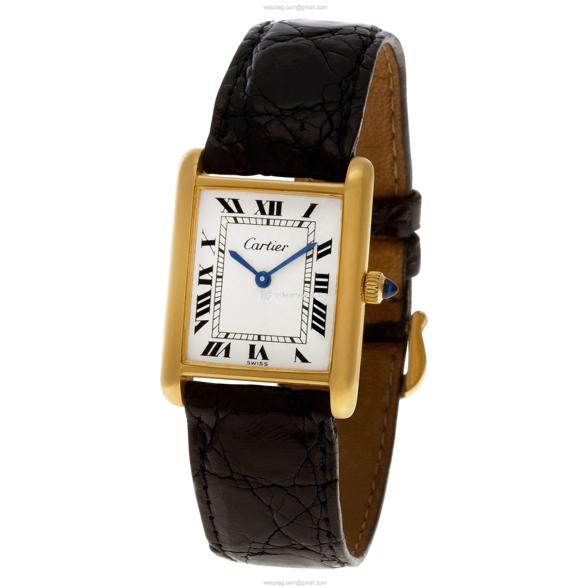 Cartier 111 Tank Manual Unisex Gold Plate Replica