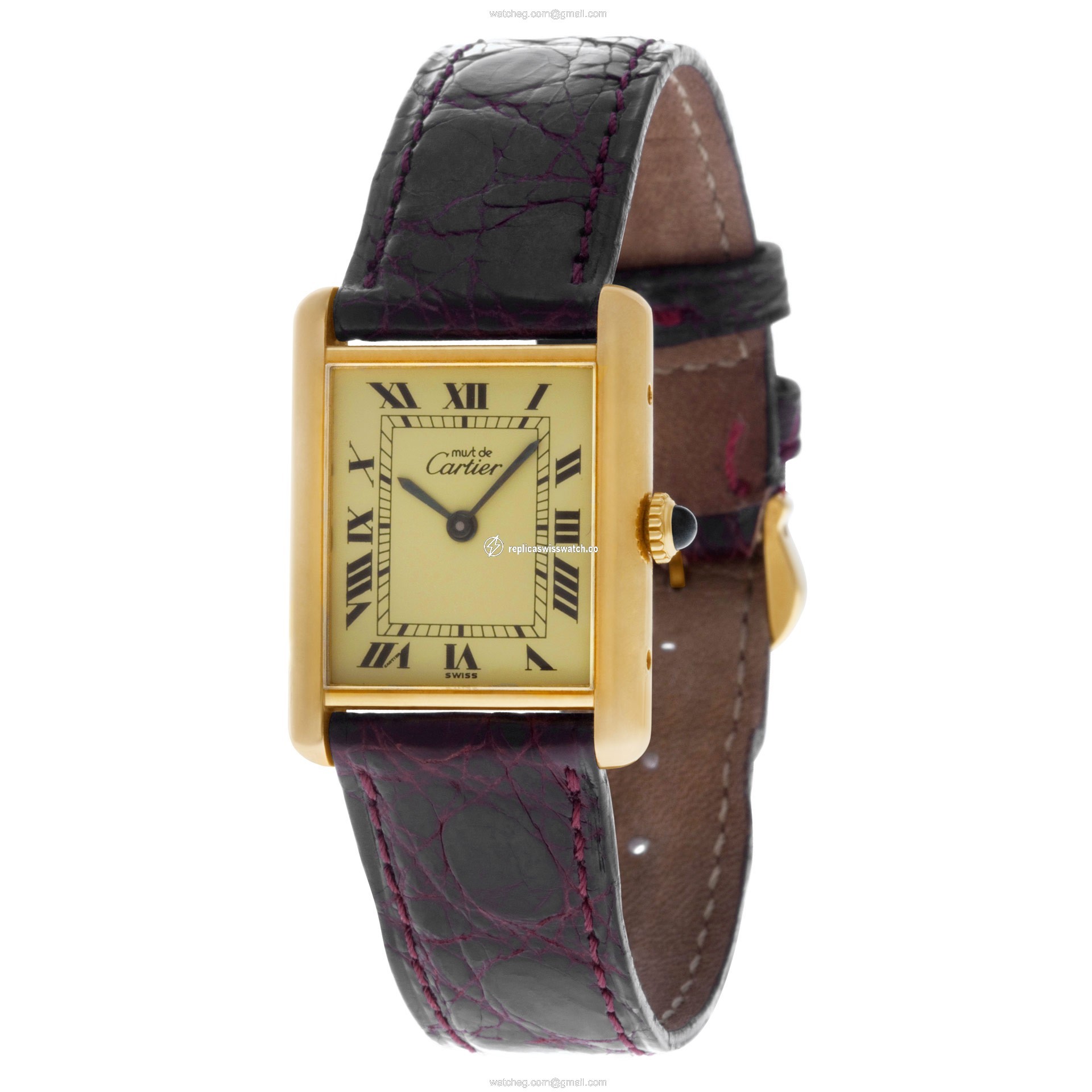 Cartier 60029 Tank Vermeil Manual Female Vermeil Replica