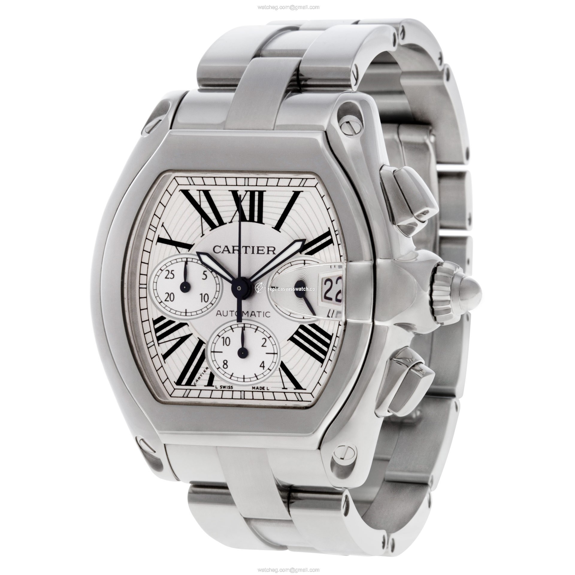 Cartier W52019X6 Roadster Automatic Male Stainless Steel Replica