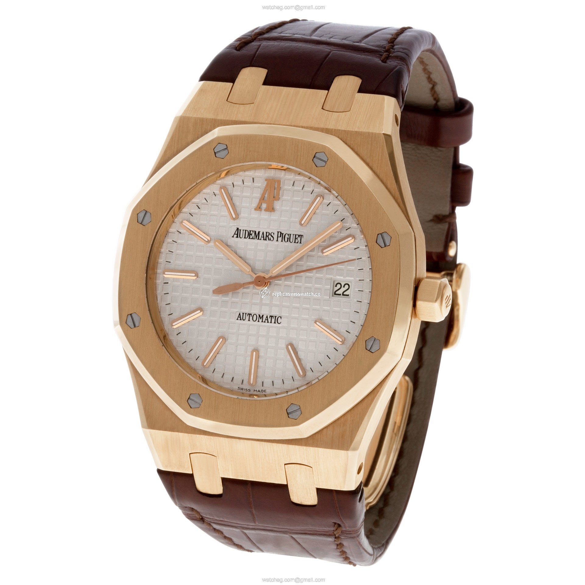 Audemars Piguet 15300BAOOD088CR01 Royal Oak Automatic Male 18k rose gold Replica