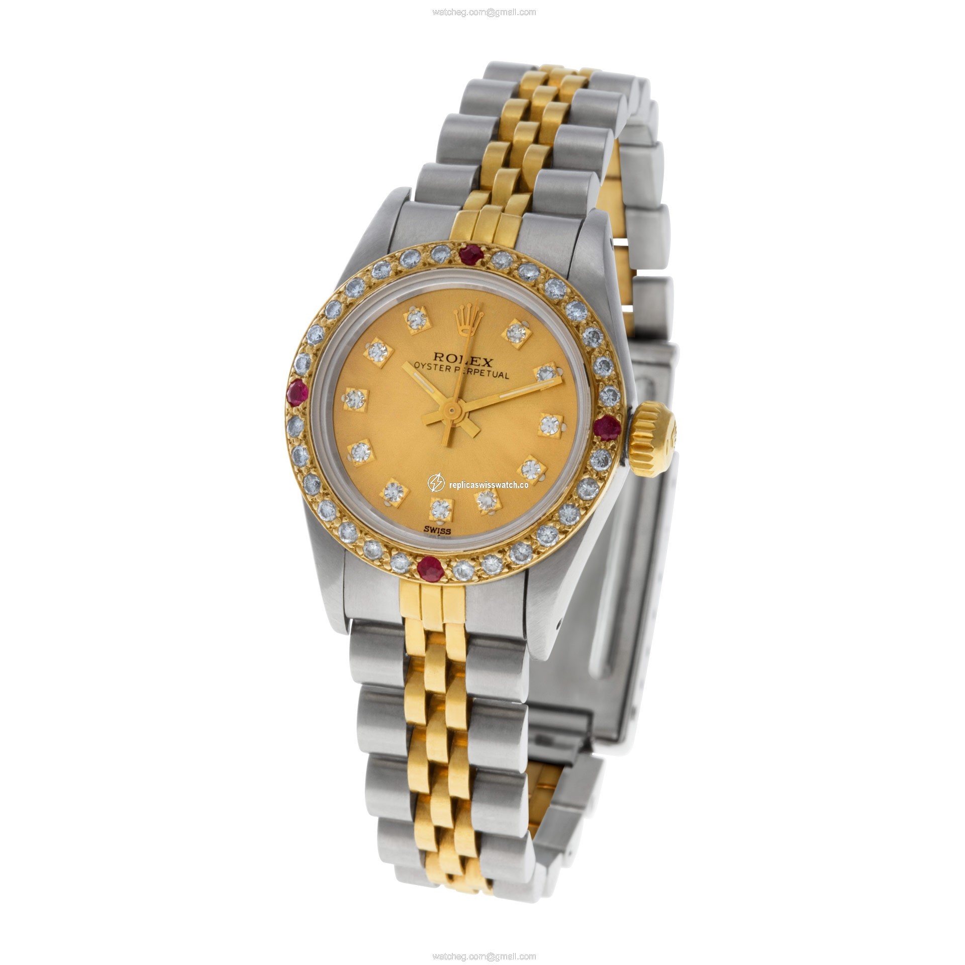 Rolex 67193 Oyster Perpetual Automatic Female Stainless Steel Replica