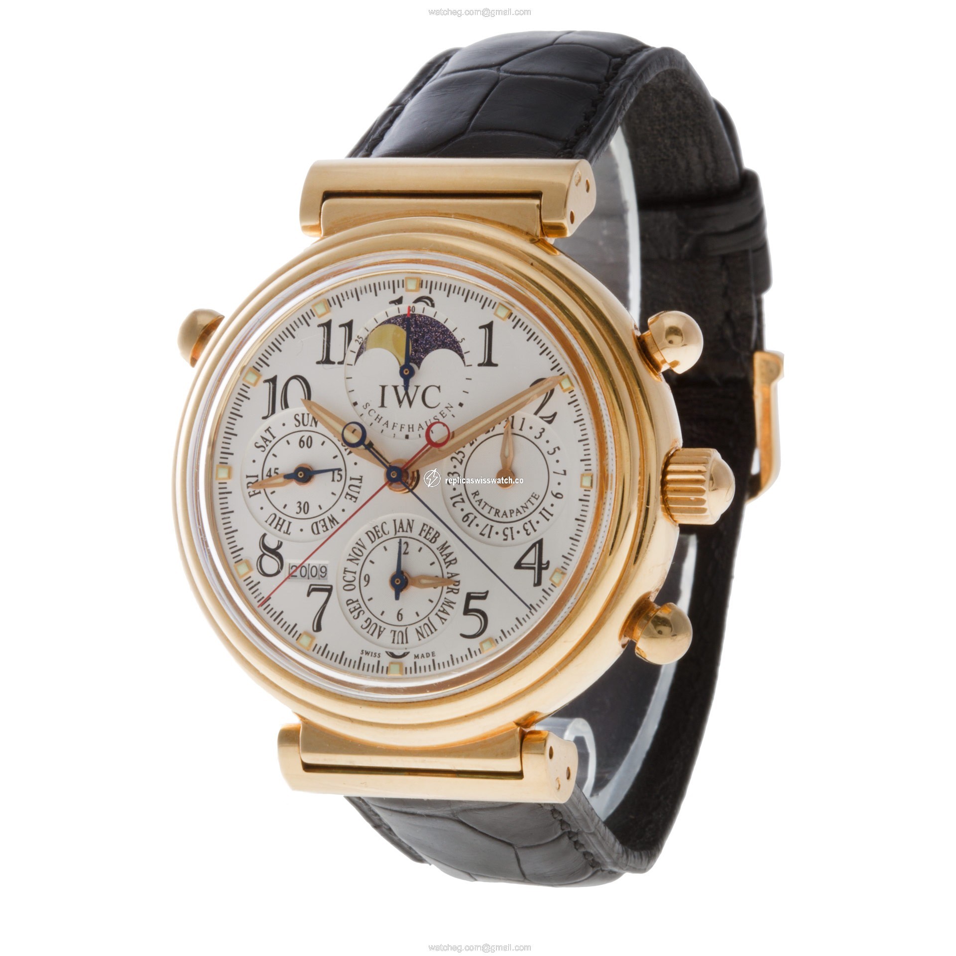 IWC 3751 Da Vinci Automatic Male 18k yellow gold Replica