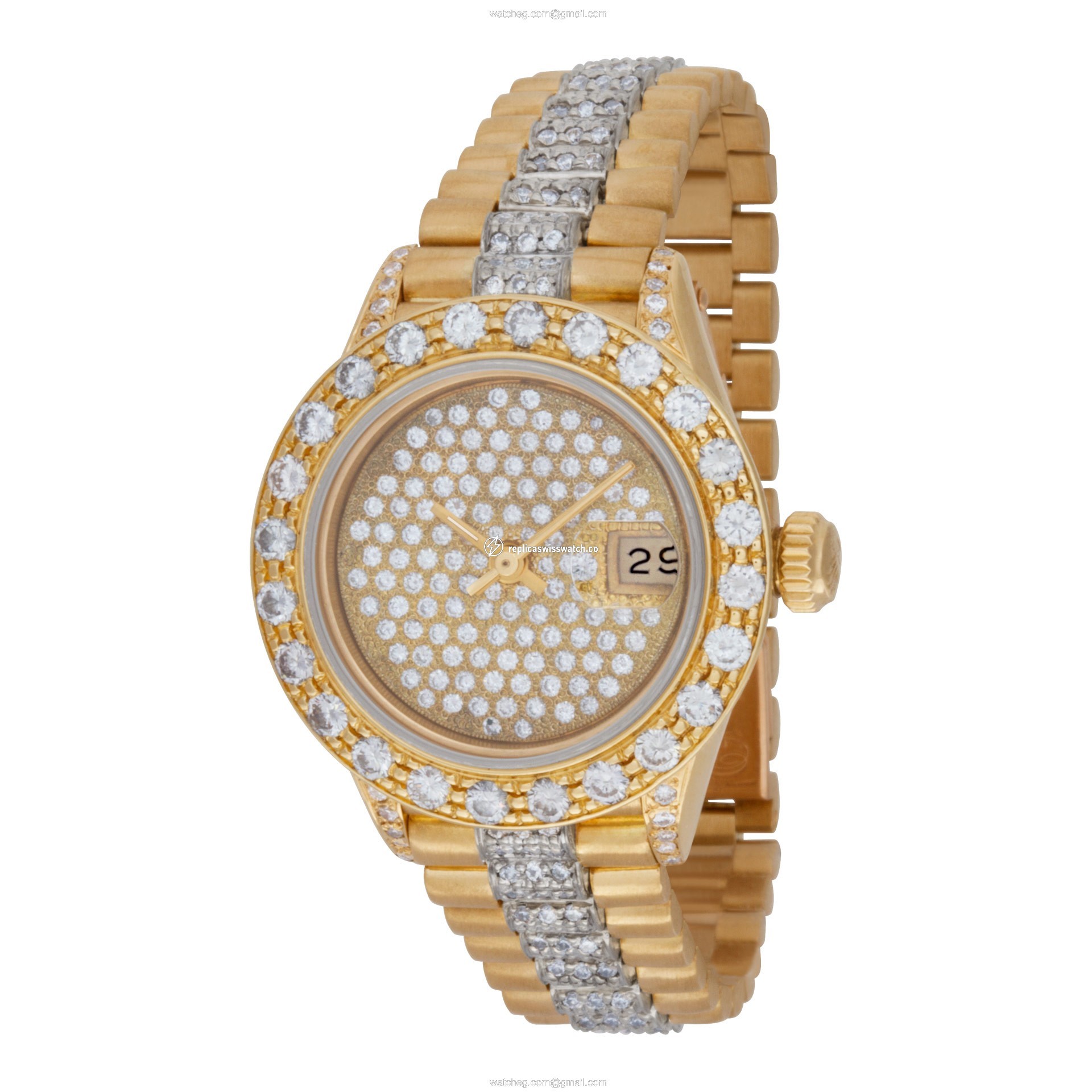 Rolex 69178 Datejust Automatic Female 18k yellow gold Replica