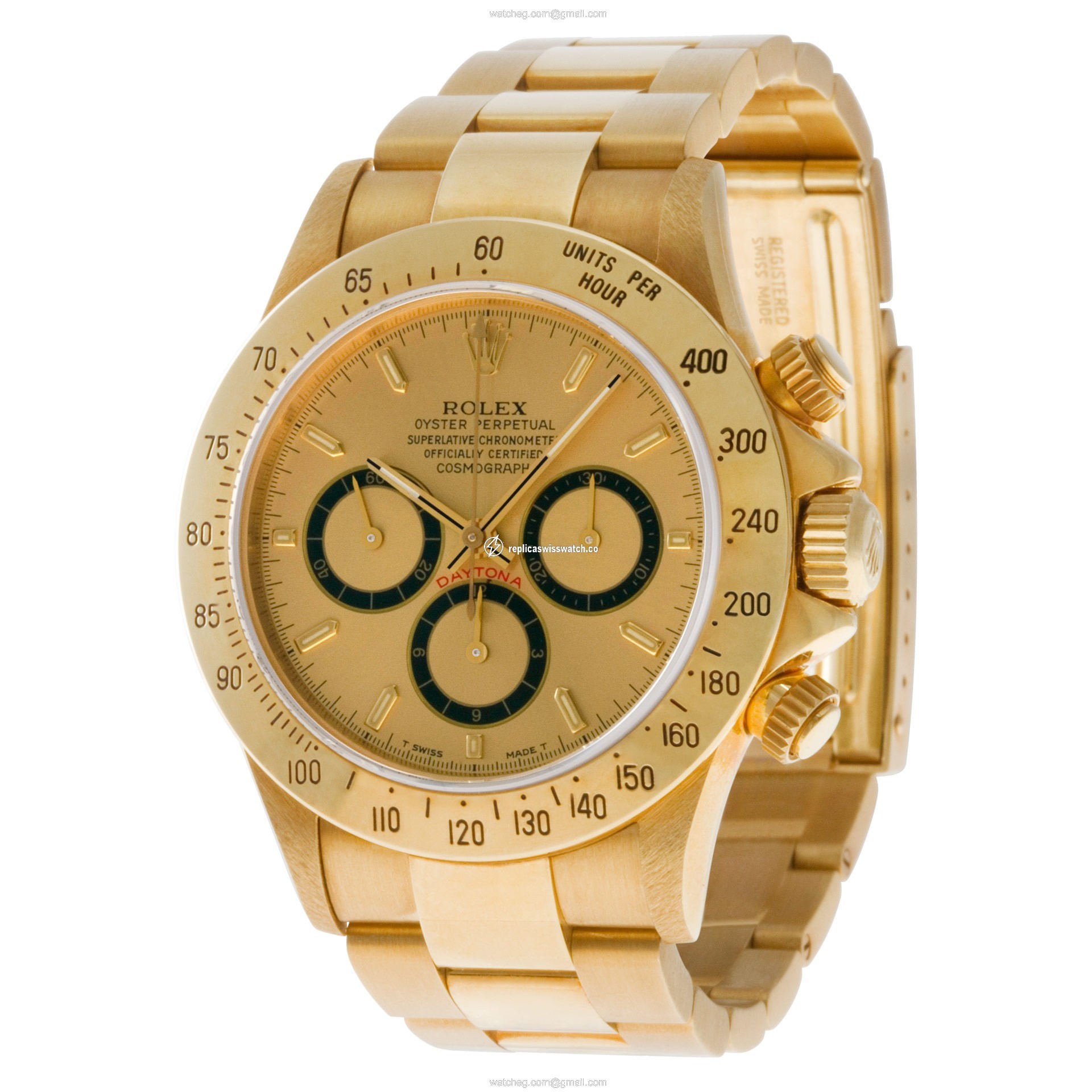 Rolex 16528 Daytona Automatic Male 18k yellow gold Replica