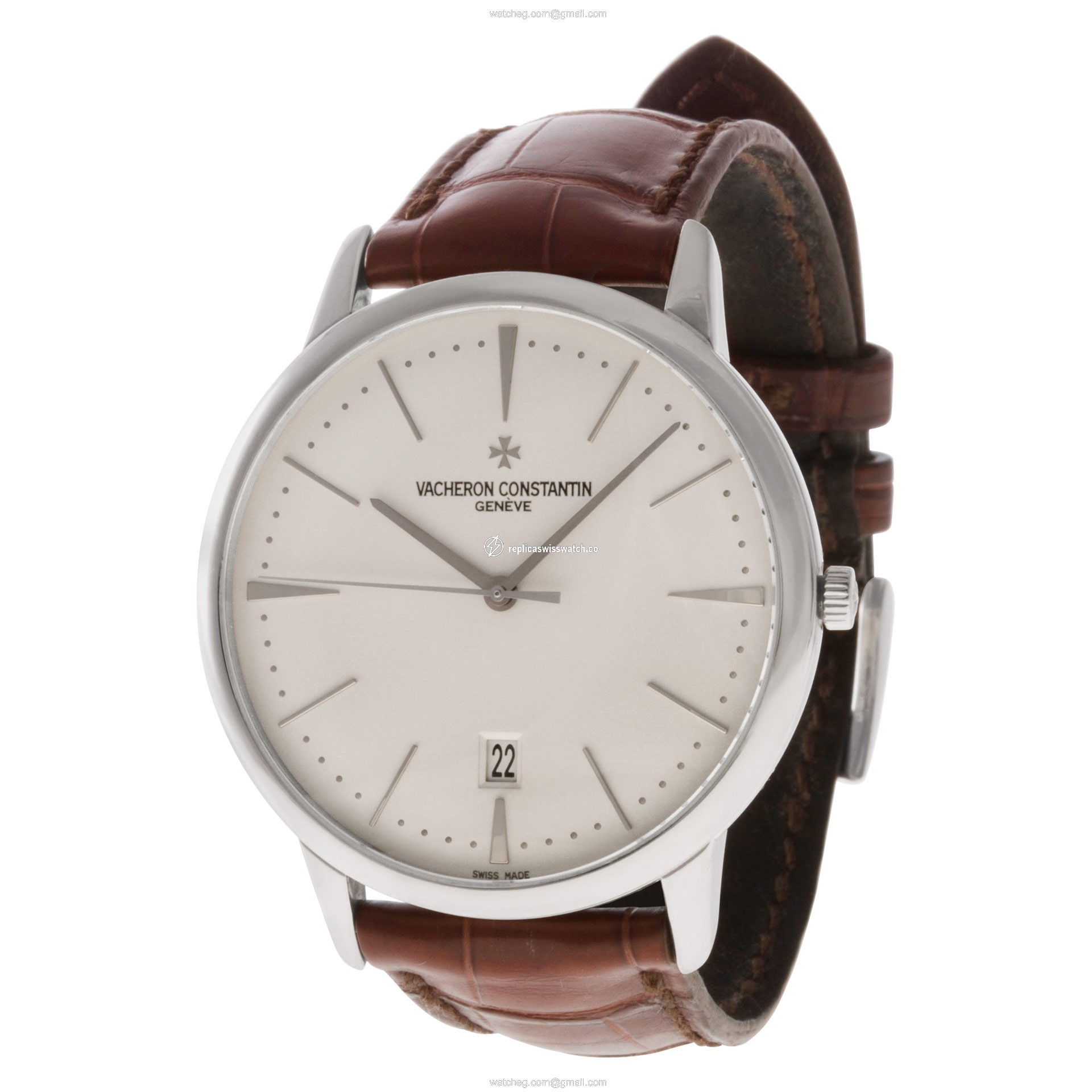 Vacheron Constantin 85180/00G Patrimony Contemporary Automatic Unisex 18k White Gold Replica