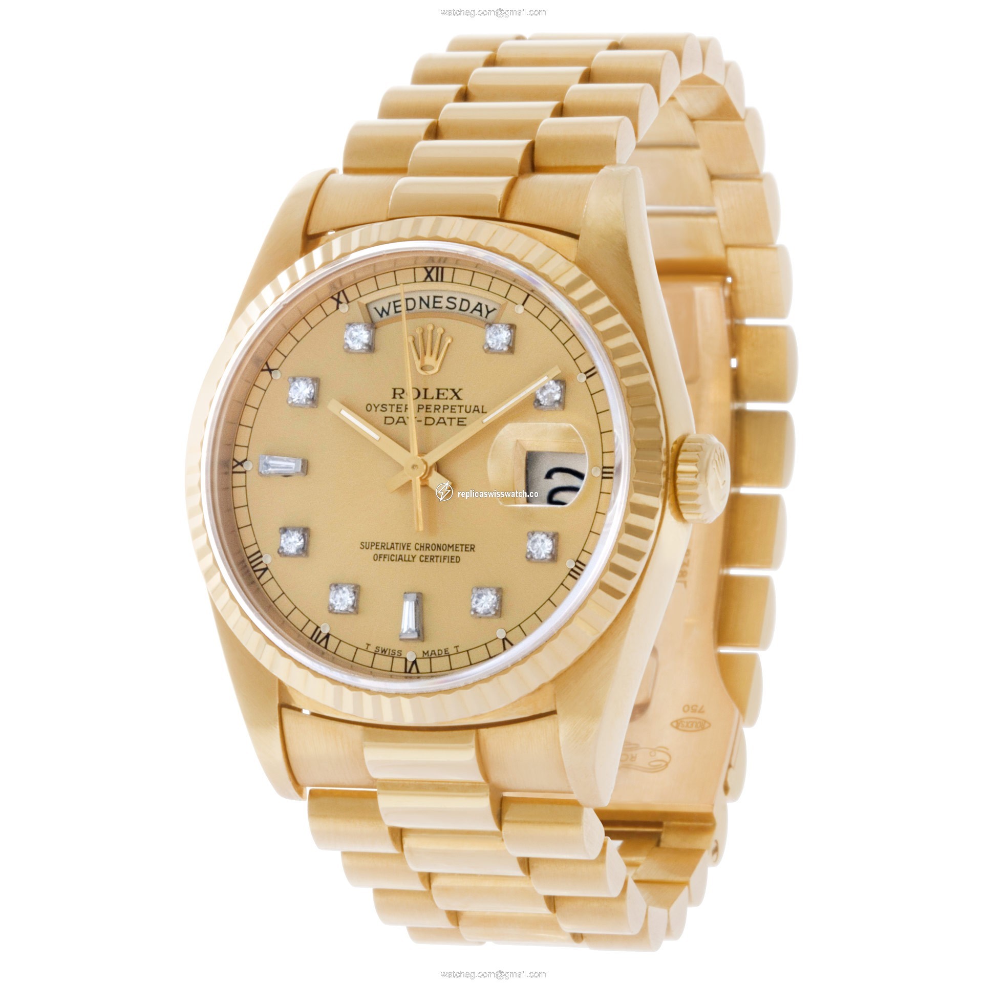 Rolex 18238 Day-Date Automatic Male 18k yellow gold Replica