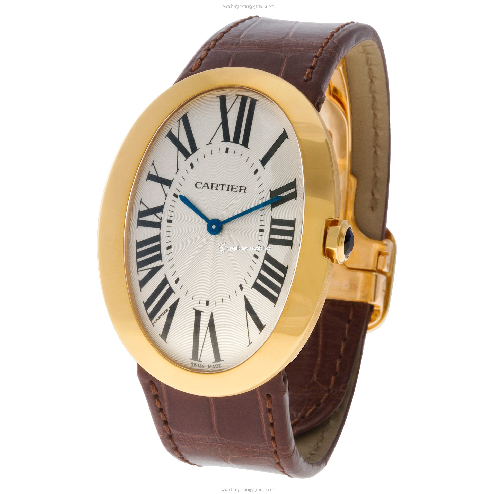 Cartier W8000013 Baignoire Manual Unisex 18k yellow gold Replica