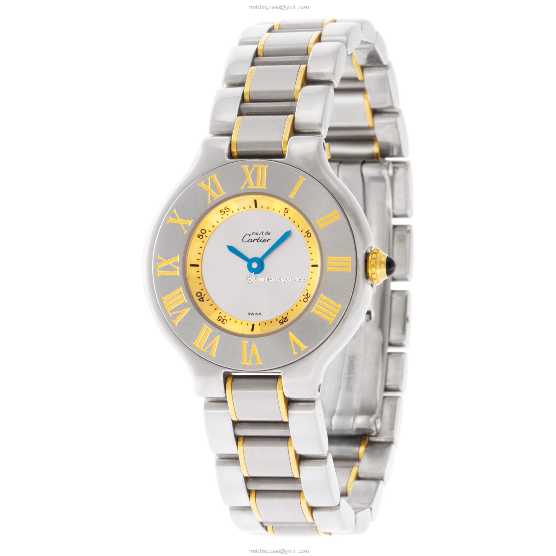 Cartier W10073R6 Must de Quartz Female Stainless Steel Replica
