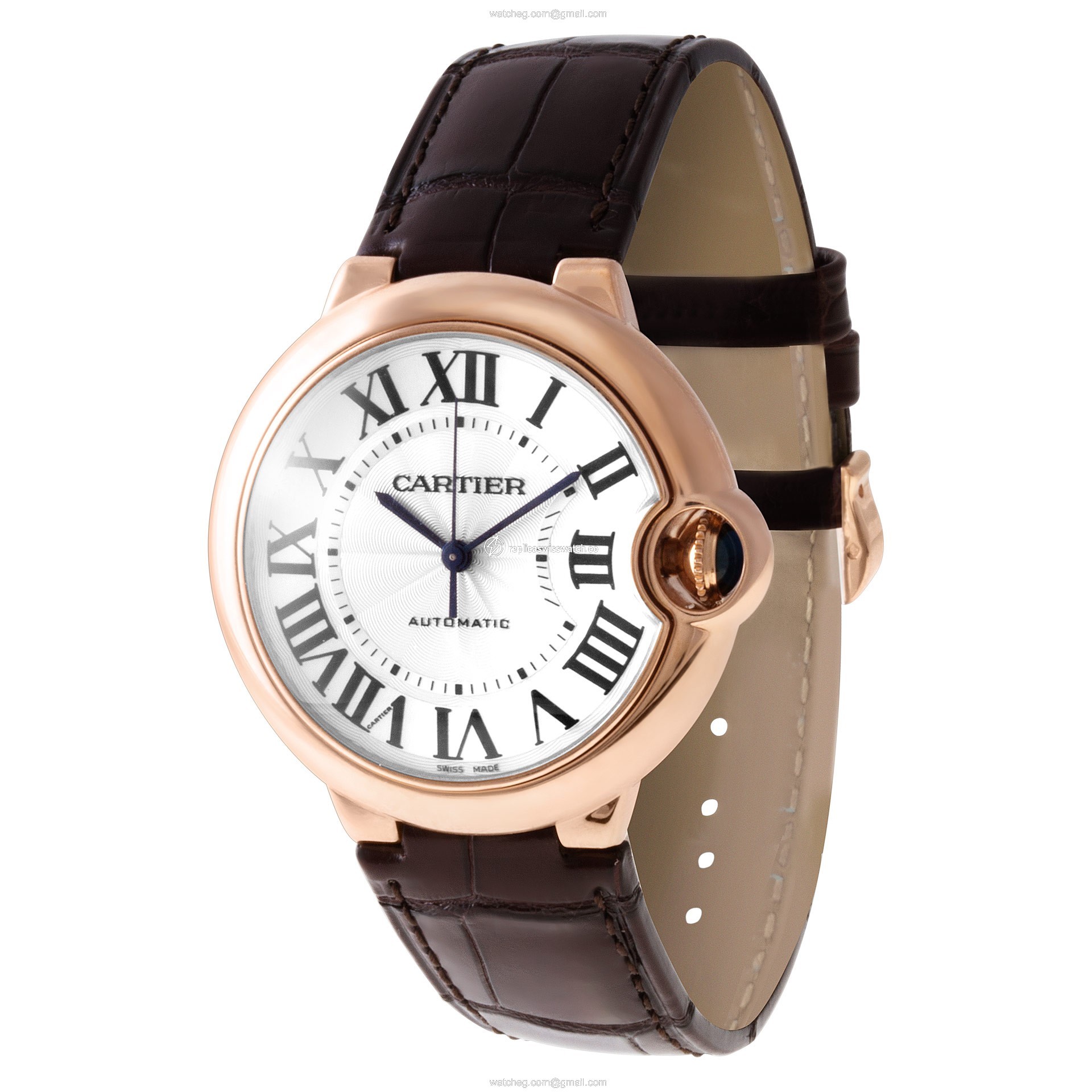 Cartier wgbb0009 Ballon Bleu Automatic Male 18k rose gold Replica