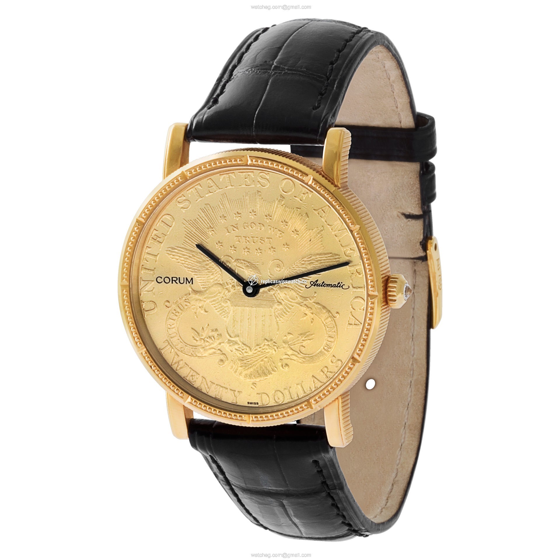 Corum 62022.951101 $20 Coin Automatic Male 18k yellow gold Replica
