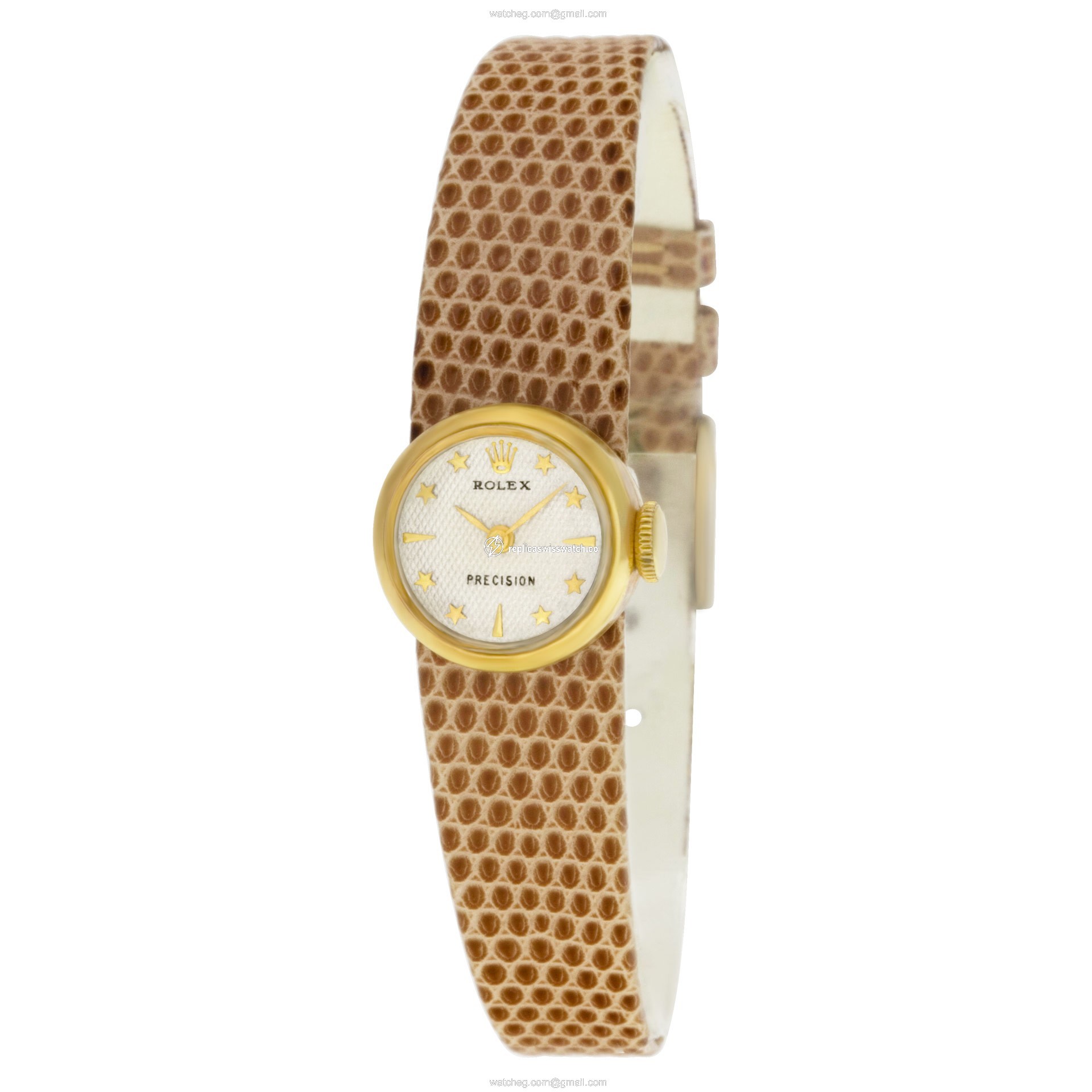 Rolex Rolex 6724 Orchid Manual Female 18k yellow gold Replica