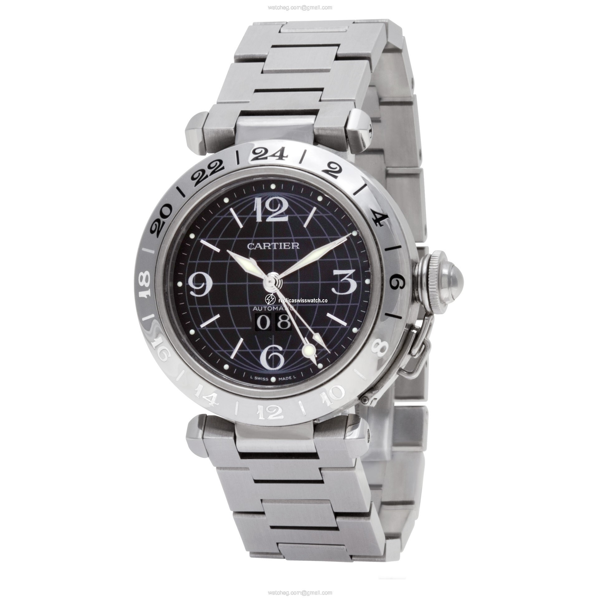 Cartier W31049M7 Pasha C Automatic Unisex Stainless Steel Replica
