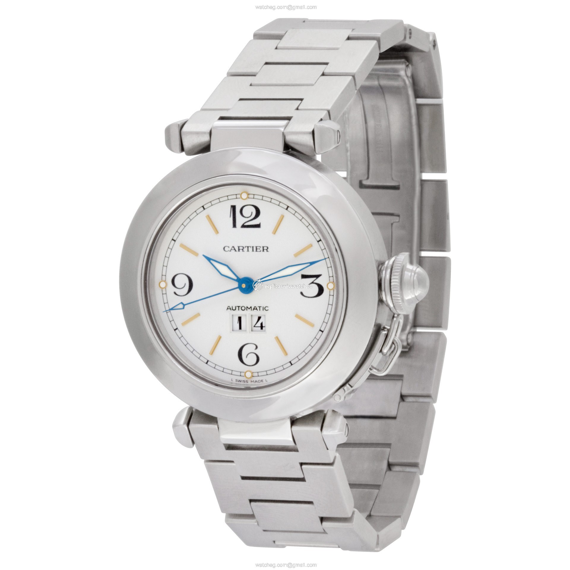 Cartier w31044m7 Pasha C Automatic Female Stainless Steel Replica