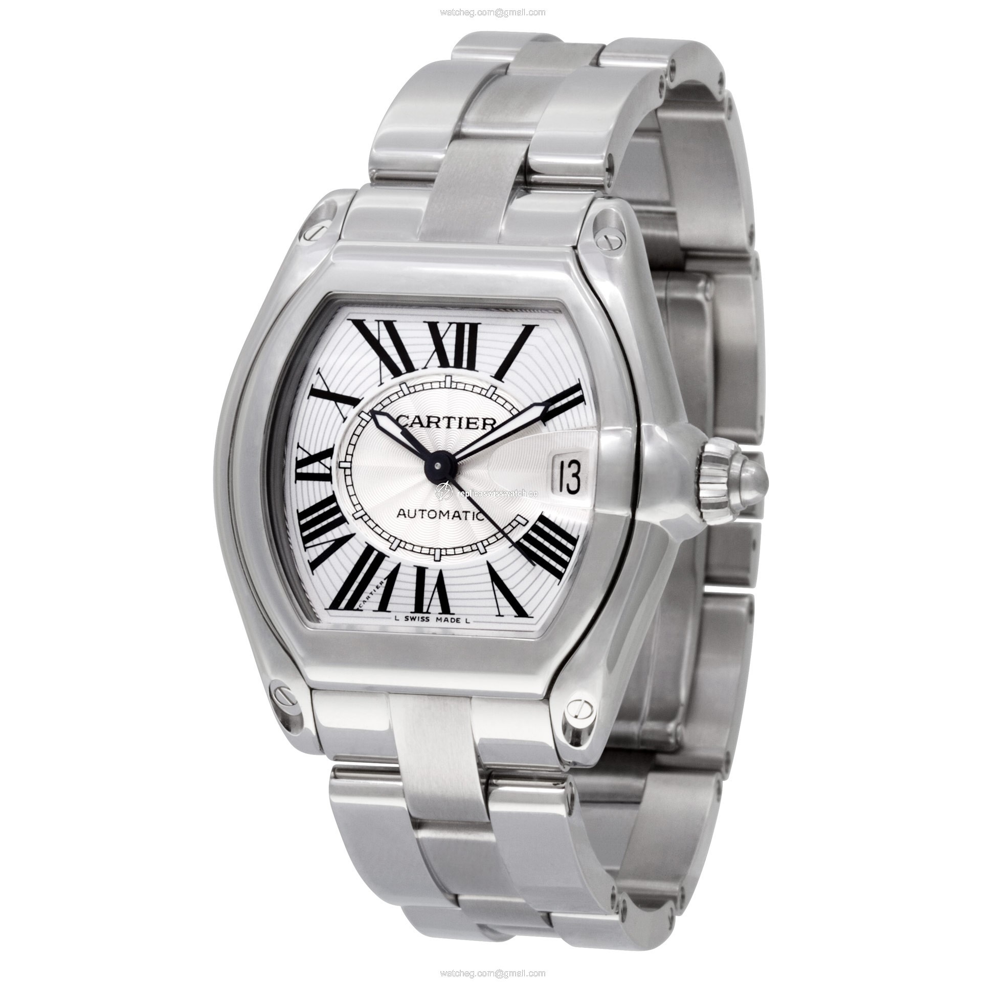 Cartier W62025V3 Roadster Automatic Male Stainless Steel Replica