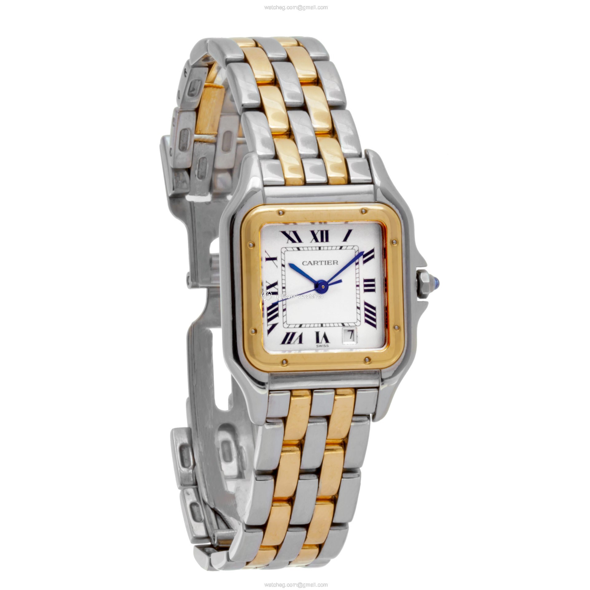 Cartier w25028b Panthere Quartz Unisex Stainless Steel Replica