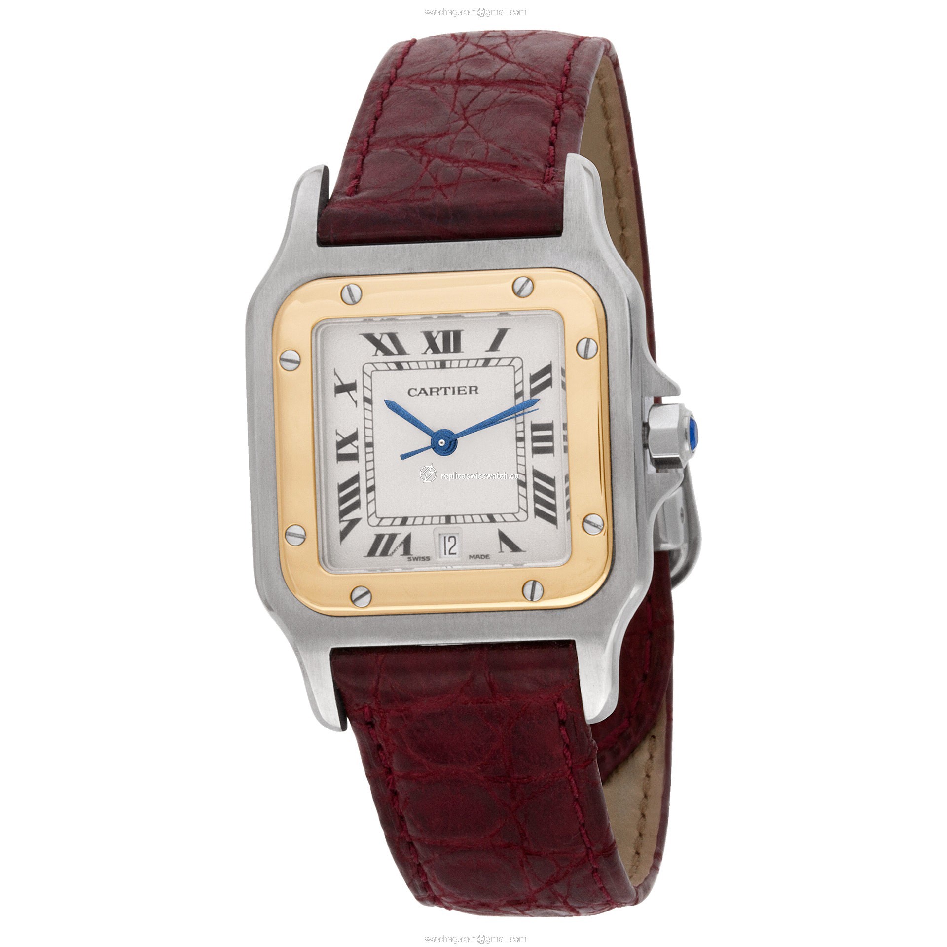 Cartier 187901 Santos Quartz Unisex Stainless Steel Replica
