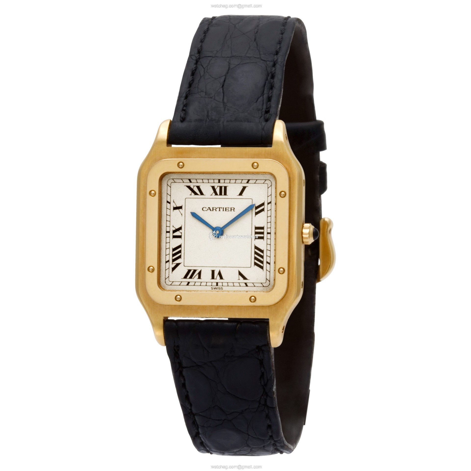 Cartier 8210541333 Santos Manual Unisex 18k yellow gold Replica