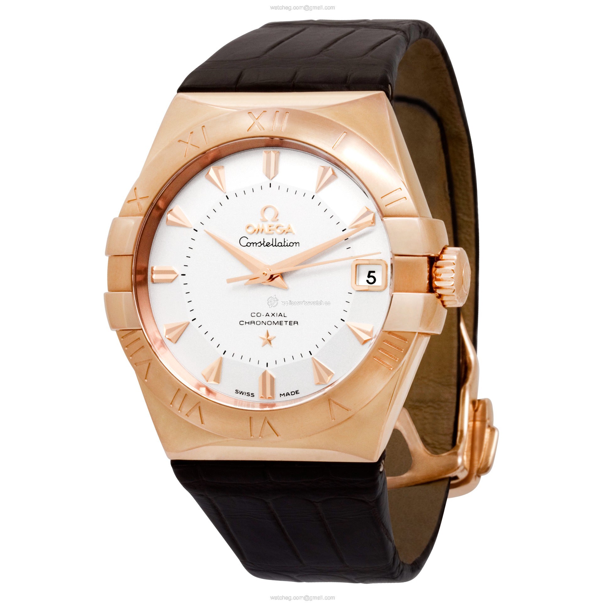 Omega 123.53.38.21.02.001 Constellation Automatic Male 18k rose gold Replica