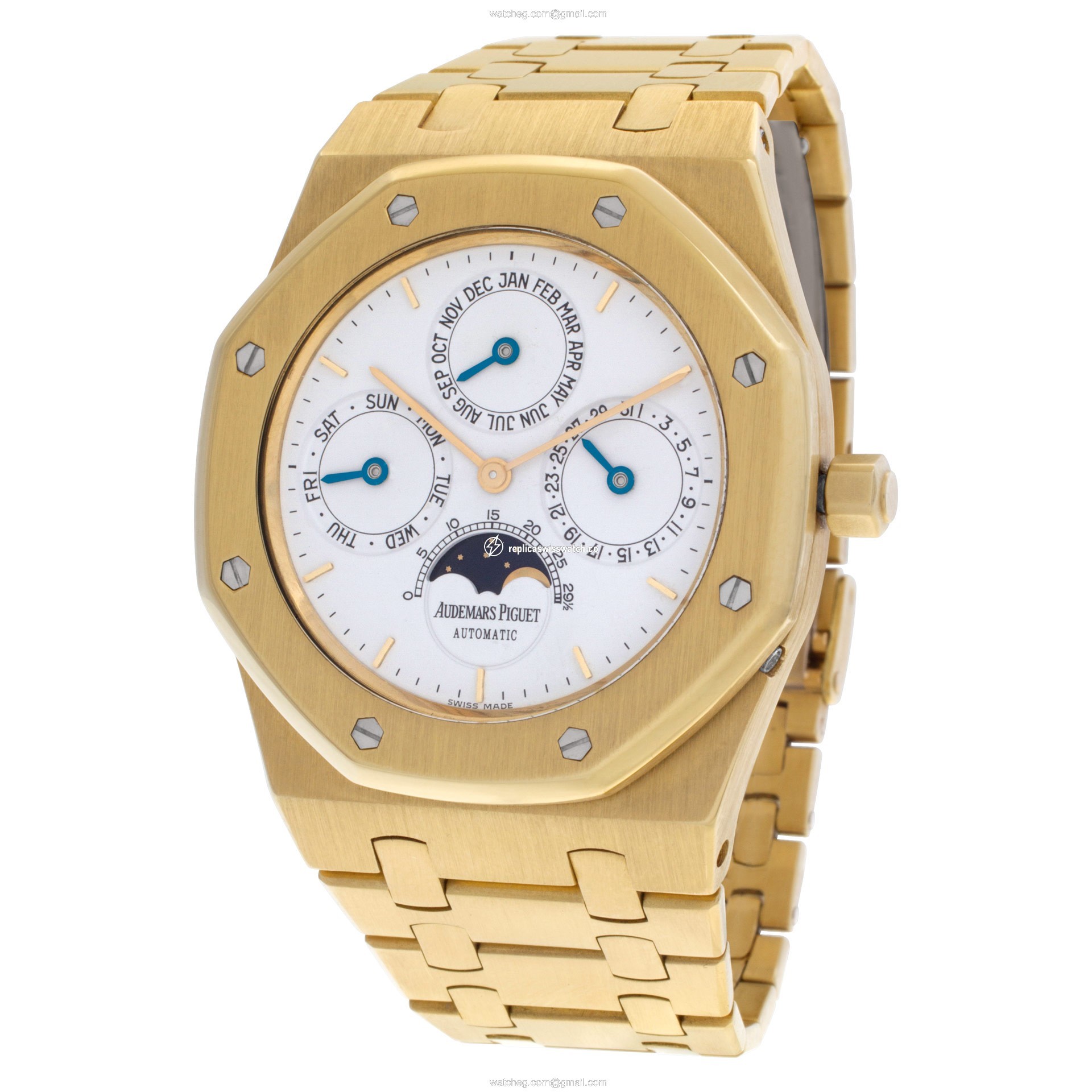 Audemars Piguet C19584 Royal Oak Automatic Male 18k yellow gold Replica