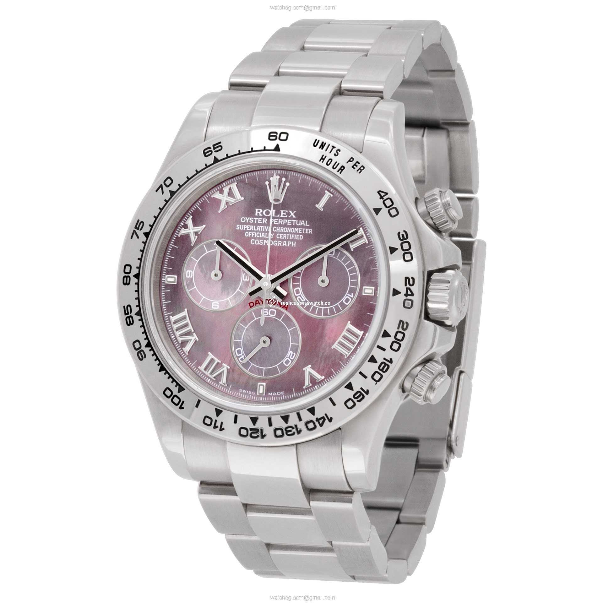 Rolex 116509 Daytona Automatic Male 18k White Gold Replica