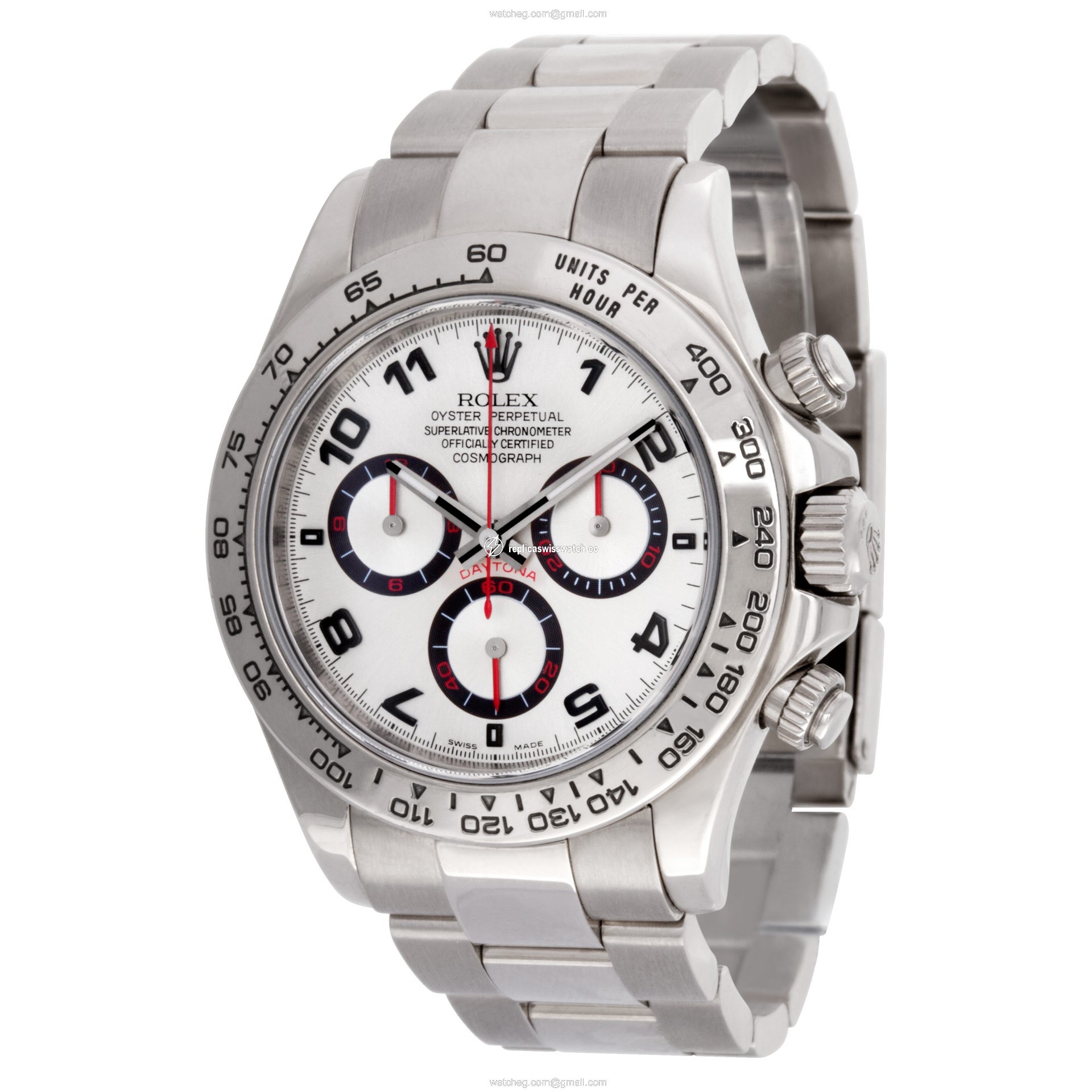 Rolex 116509 Daytona Automatic Male 18k White Gold Replica
