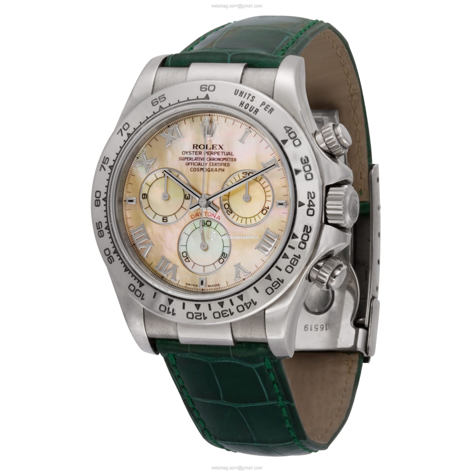 Rolex 116519 Daytona Automatic Male 18k White Gold Replica
