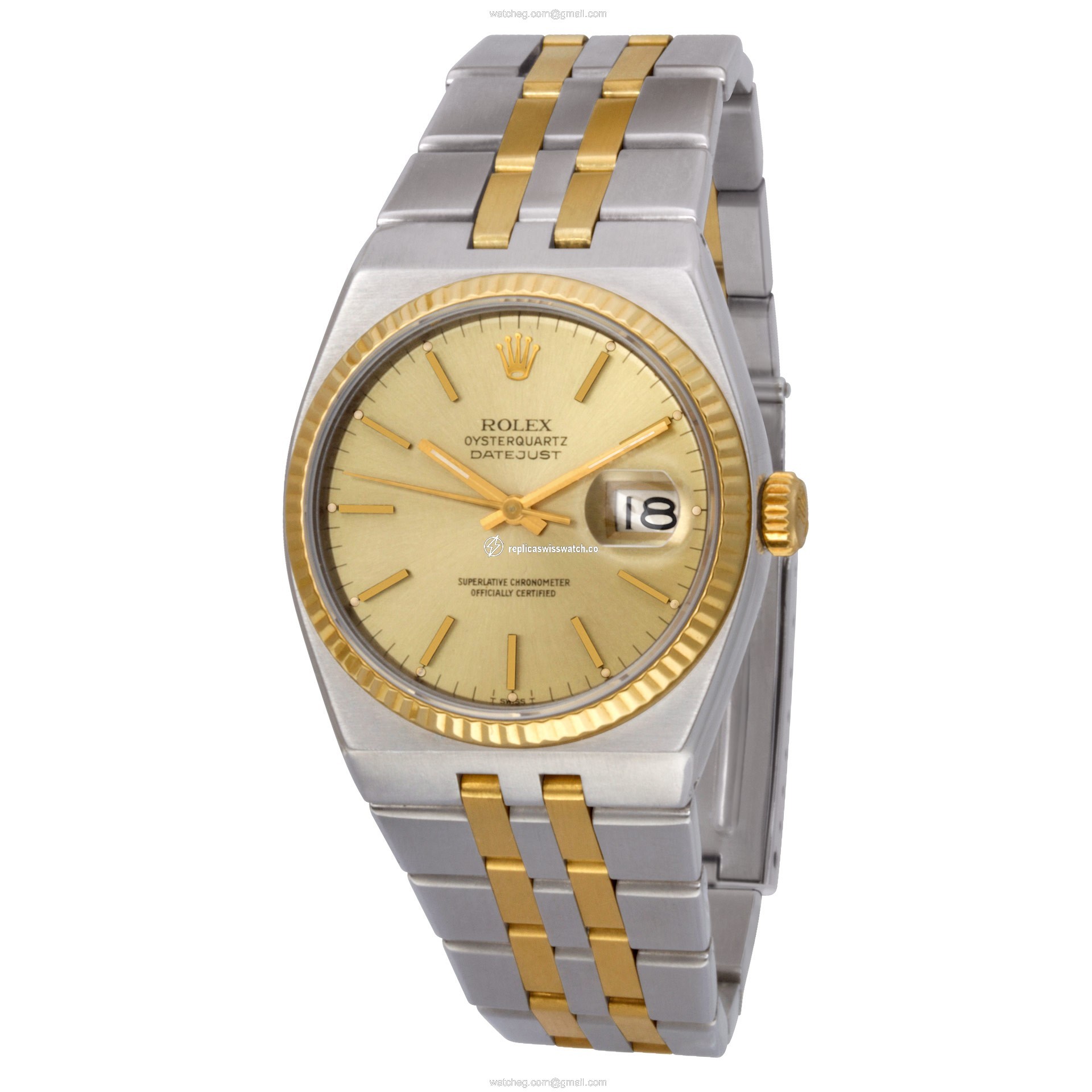 Rolex 17013 Datejust Quartz Male Stainless Steel Replica