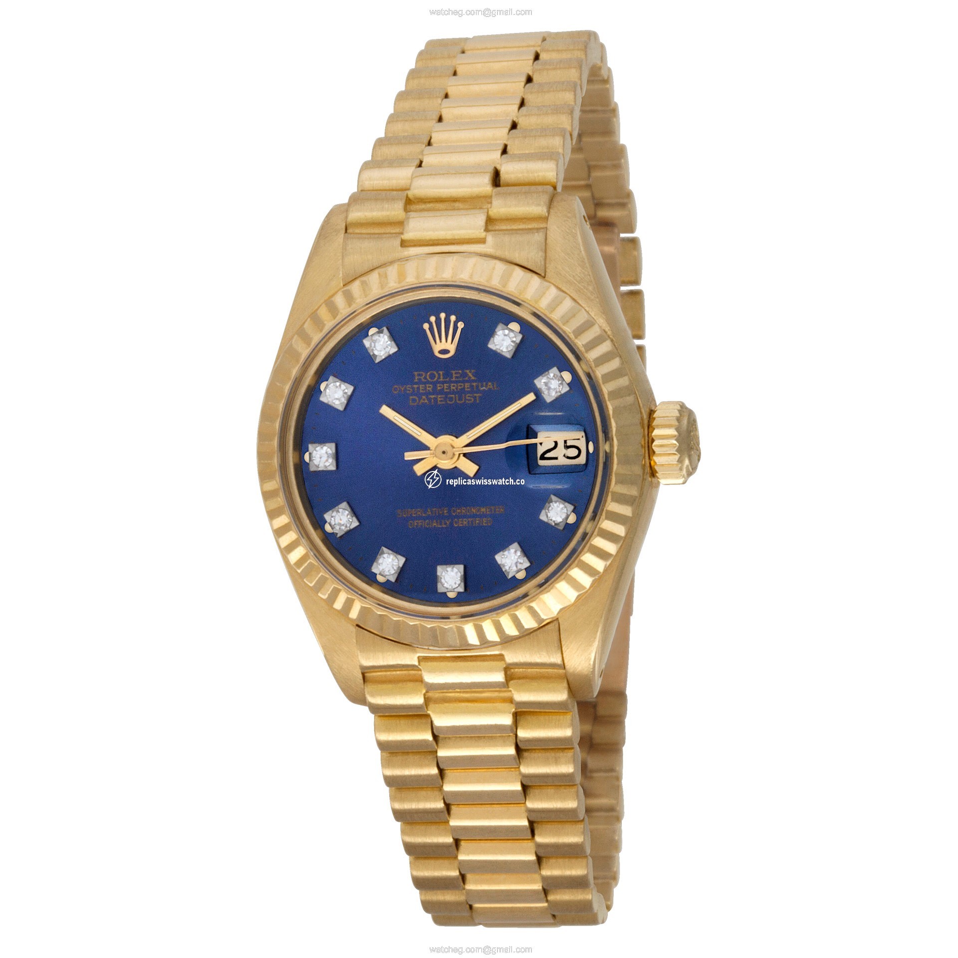 Rolex 6917 Datejust Automatic Female 18k Yellow Gold Replica