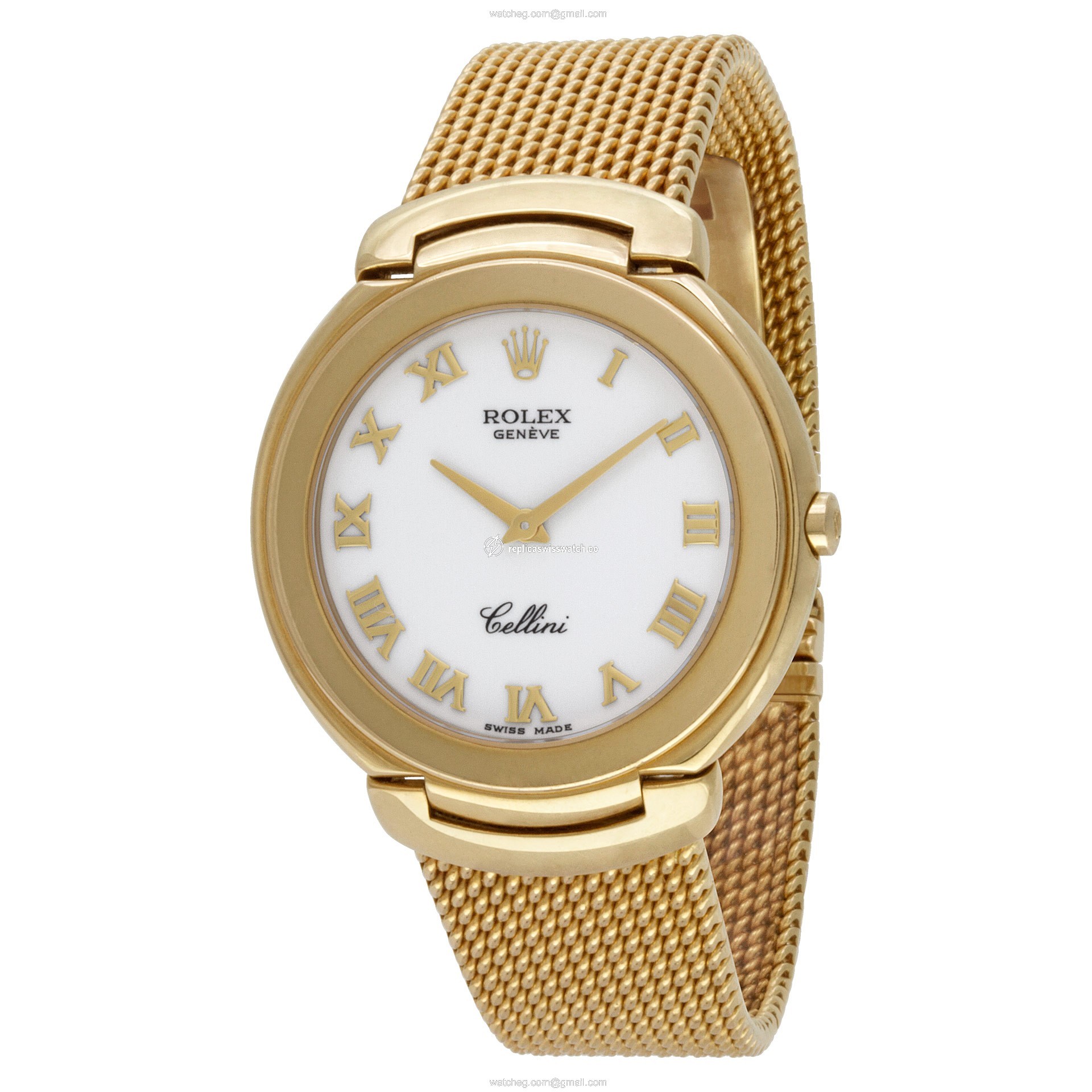 Rolex 6623 Cellini Quartz Male 18k Yellow Gold Replica