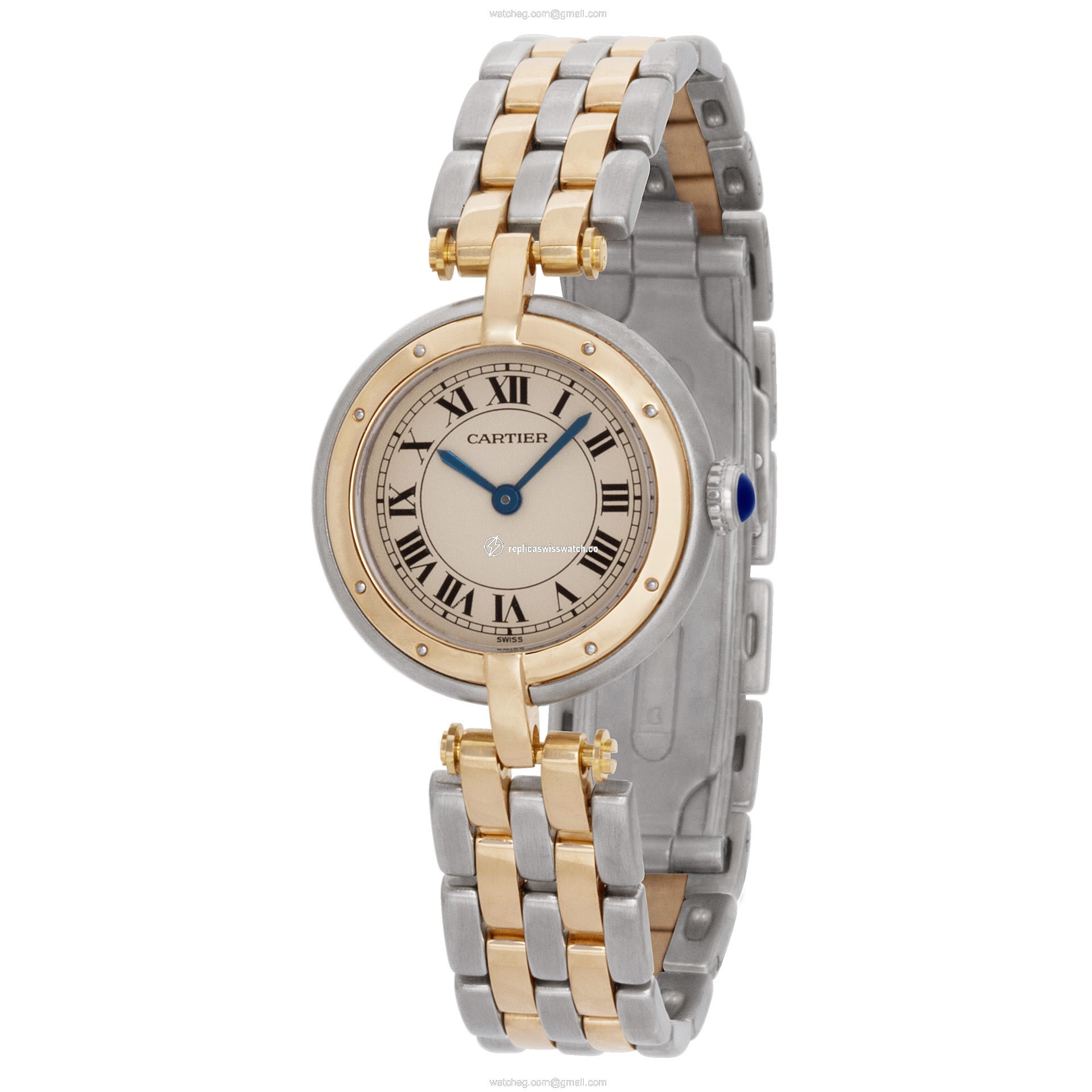 Cartier 1057920 VLC Quartz Female 18k gold & Stainless Steel Replica