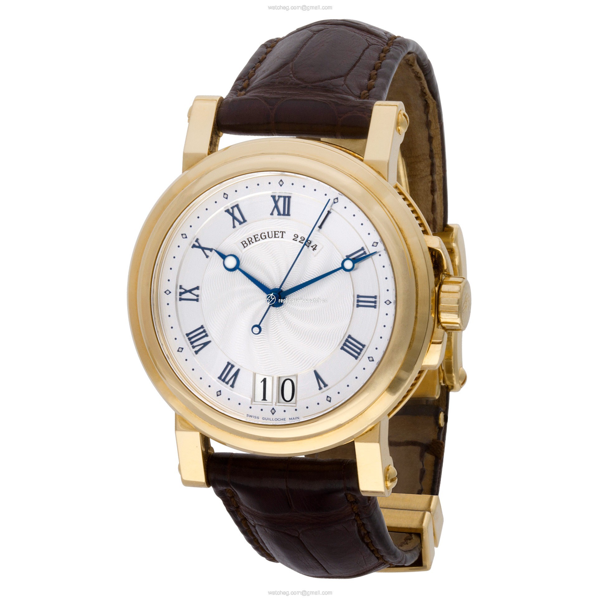 Breguet 5817BA/12/9V8 Marine Automatic Male 18k yellow gold Replica